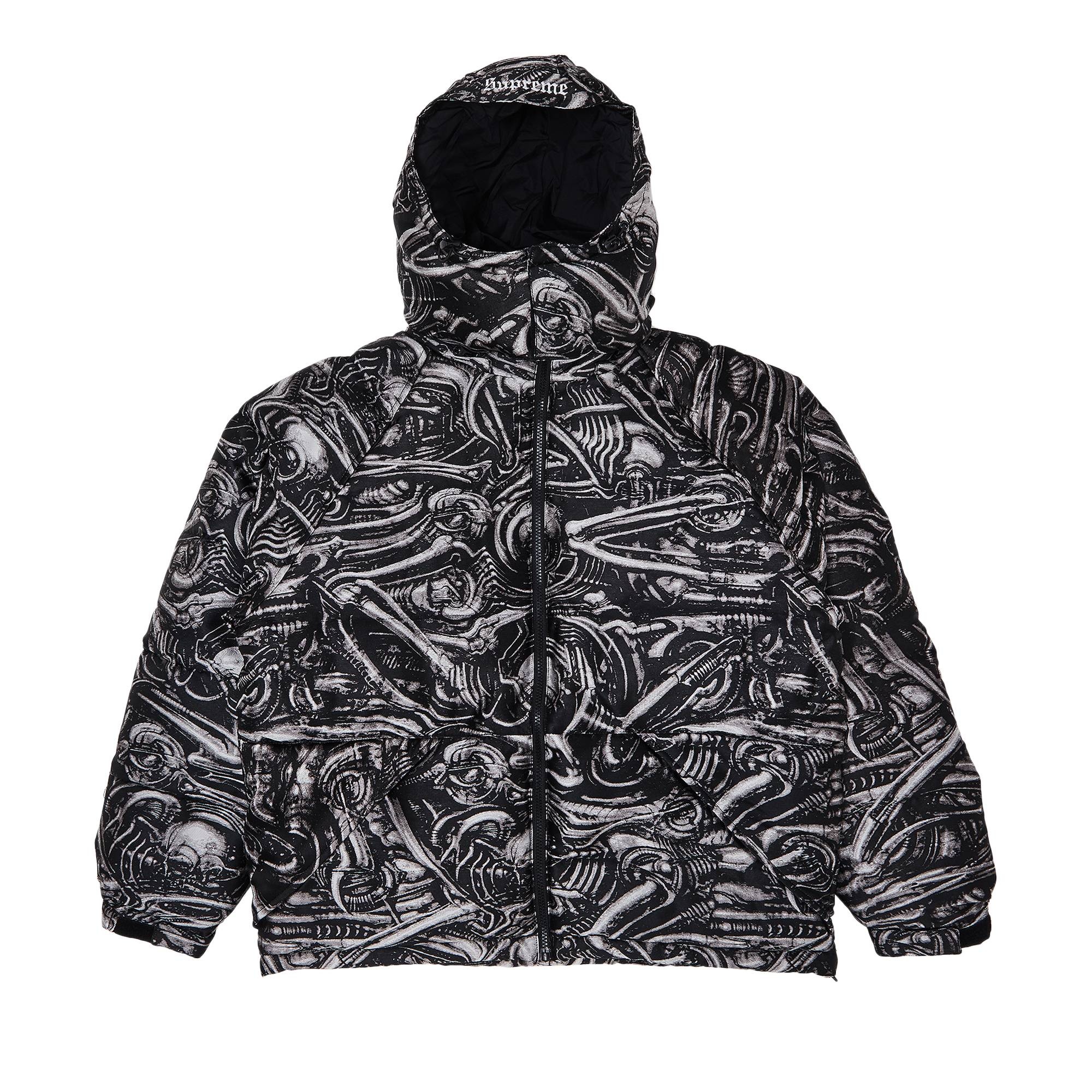 Supreme H.R. Giger Jacquard Down Puffer Jacket 'Black'