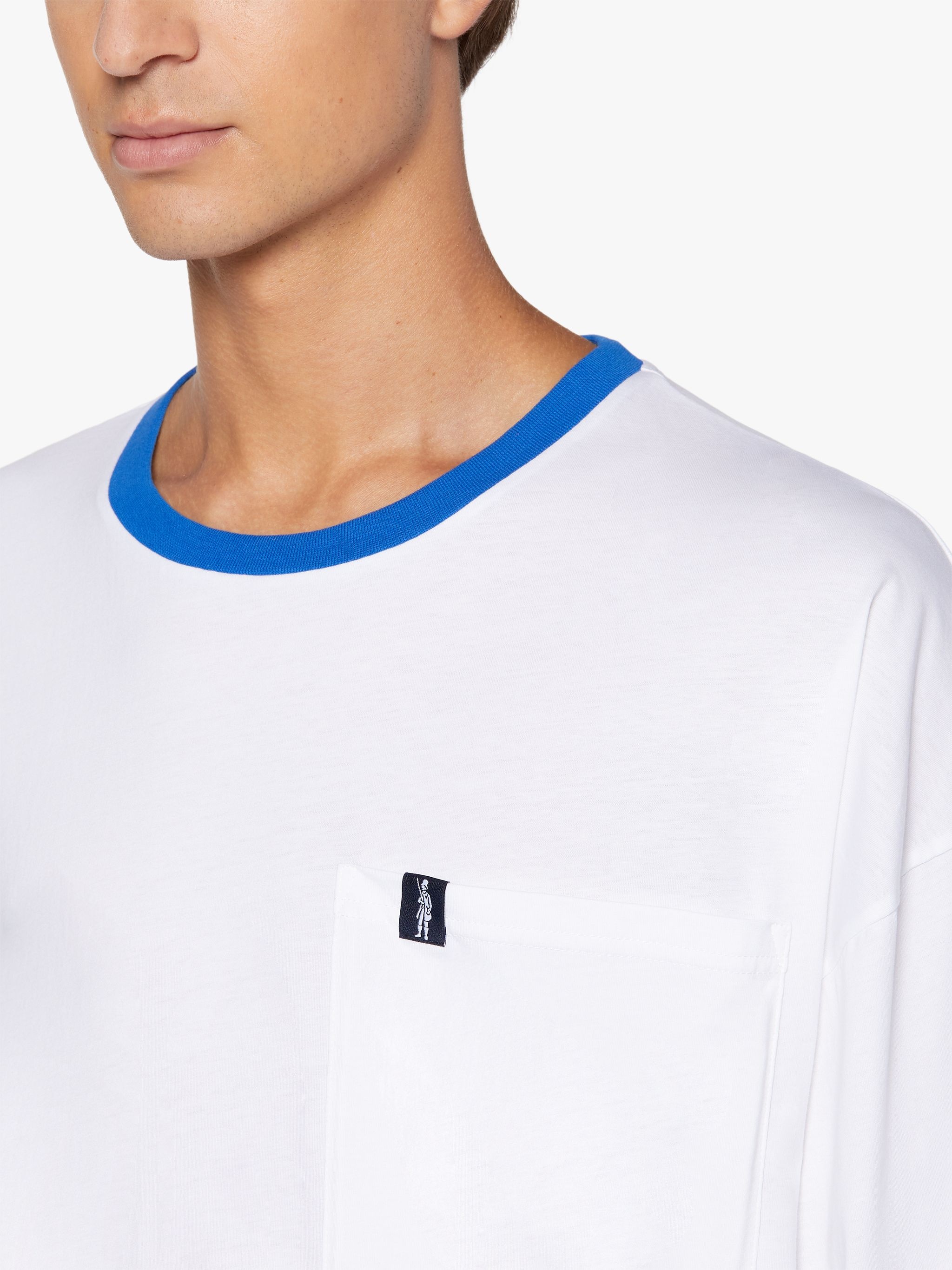 WHITE COTTON LOGO T-SHIRT | GJM-220 - 5