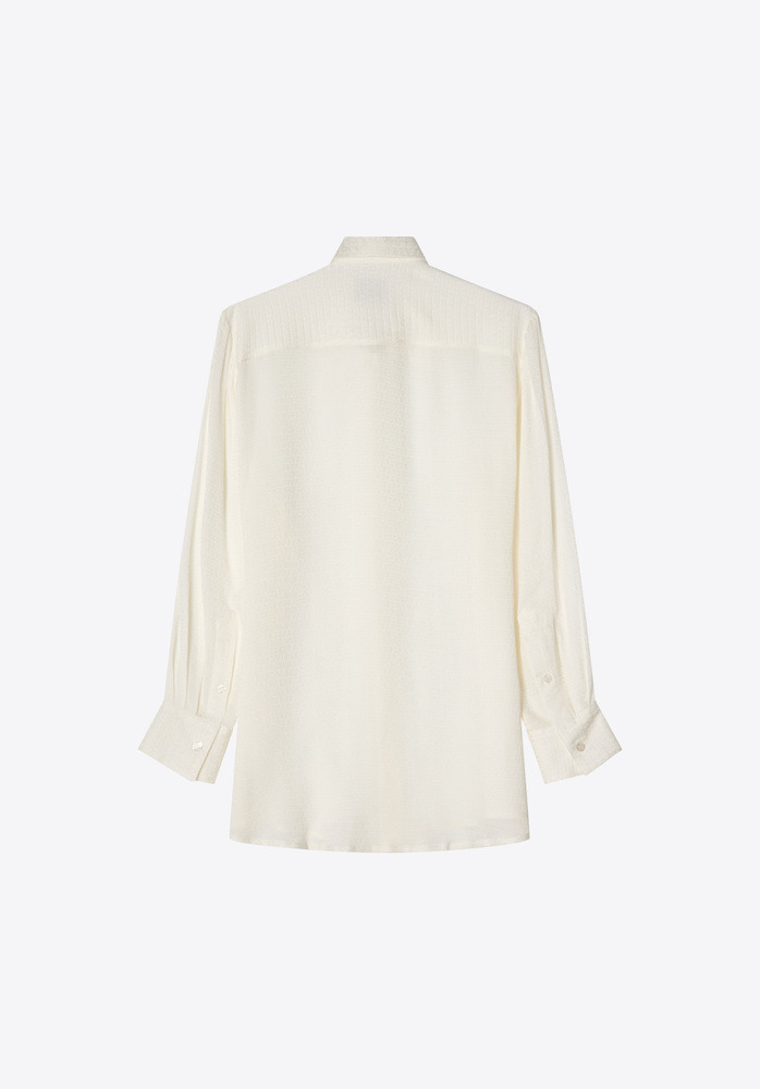 BLOUSE 104 CREAM MONOGRAM - 6