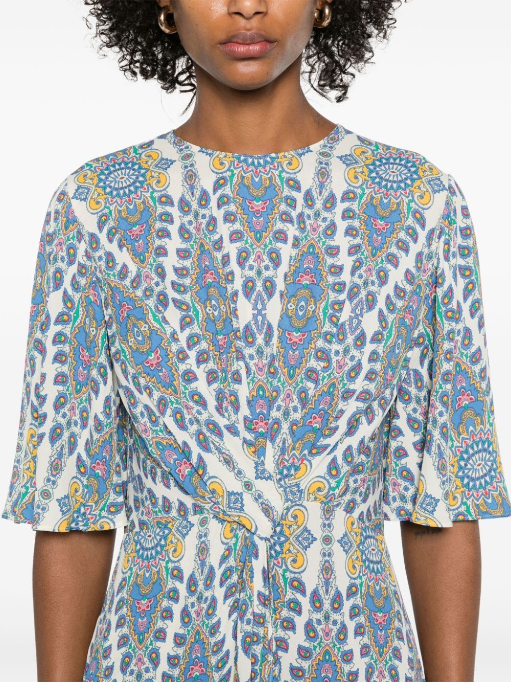 printed midi dress - 5