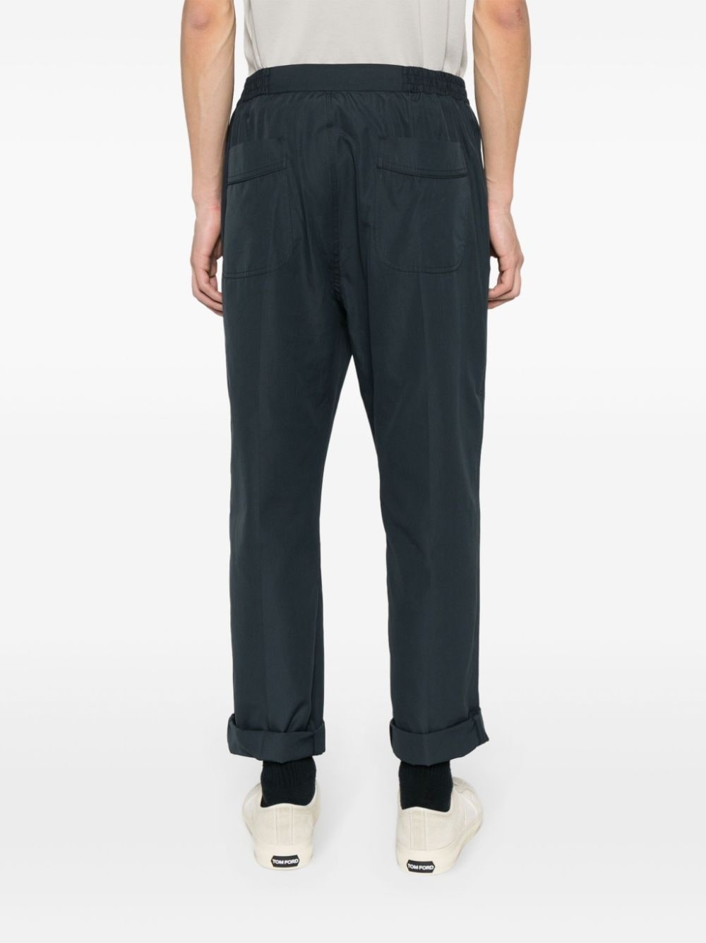 pleated tapered trousers - 4