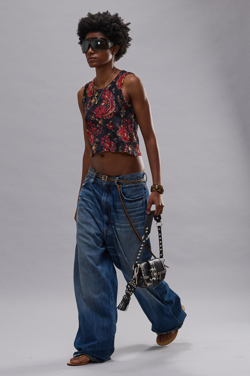 R13 PRINTED SWEATER TANK outlook