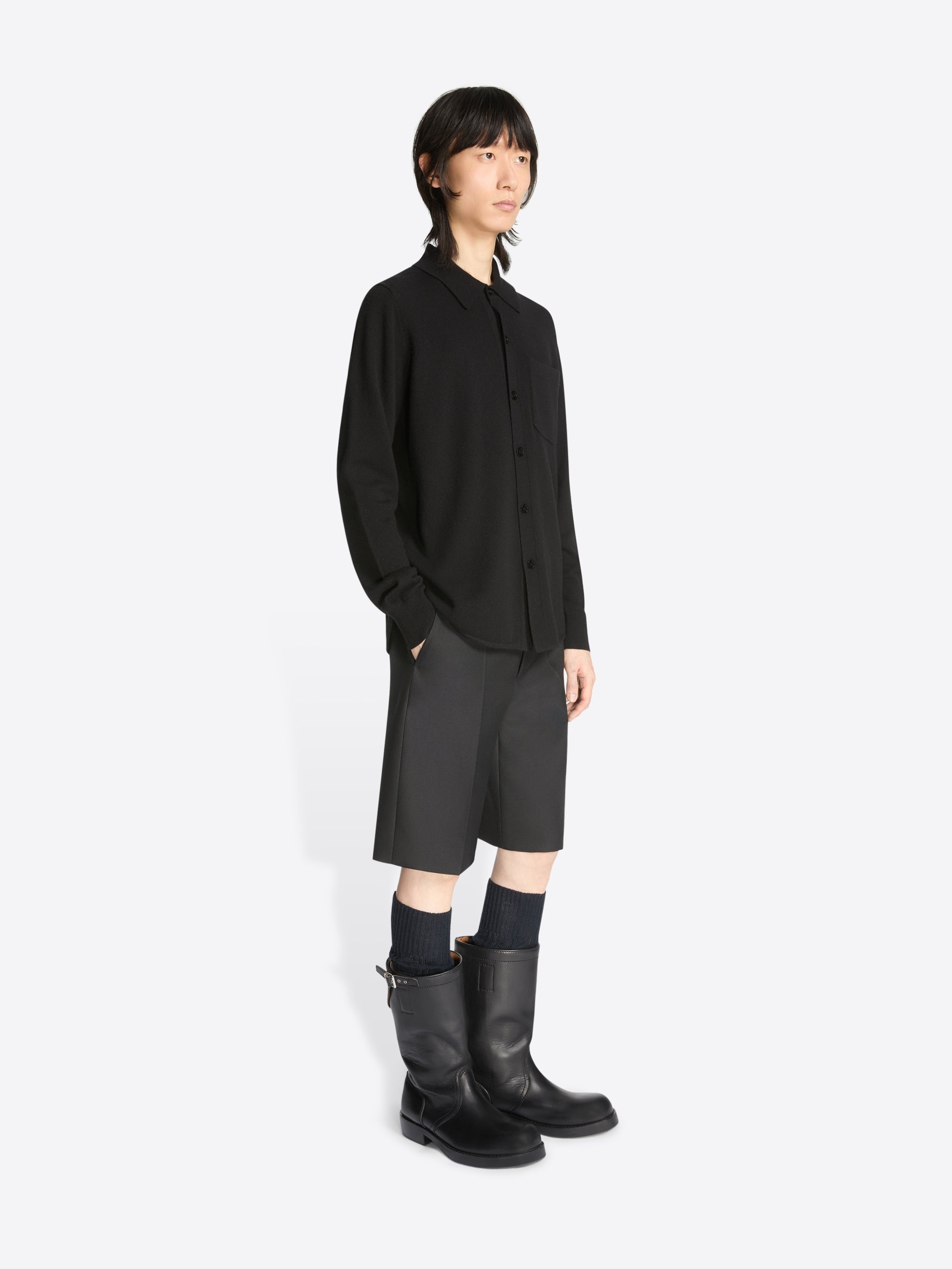 CASHMERE POLO SHIRT - 3