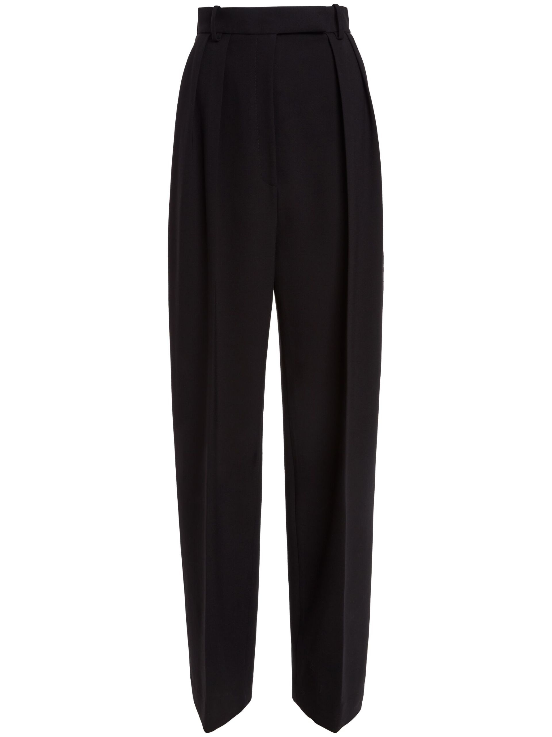 black The Cessie straight-leg trousers - 1