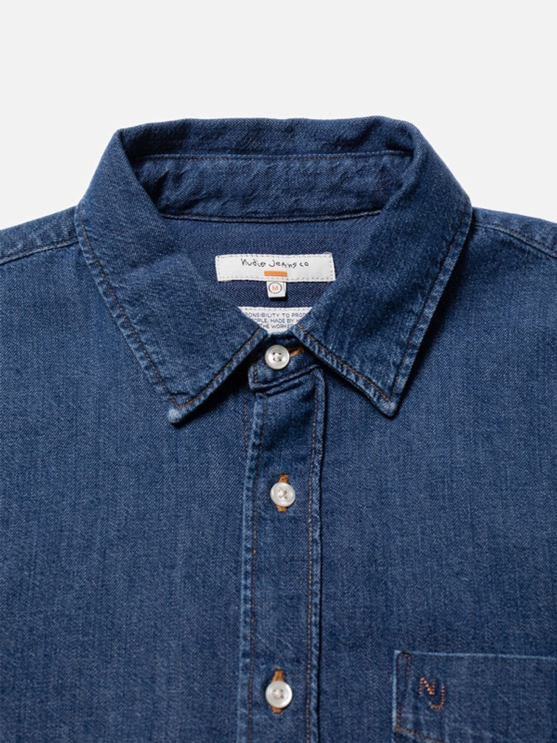 Filip Casual Vintage Denim Shirt 3