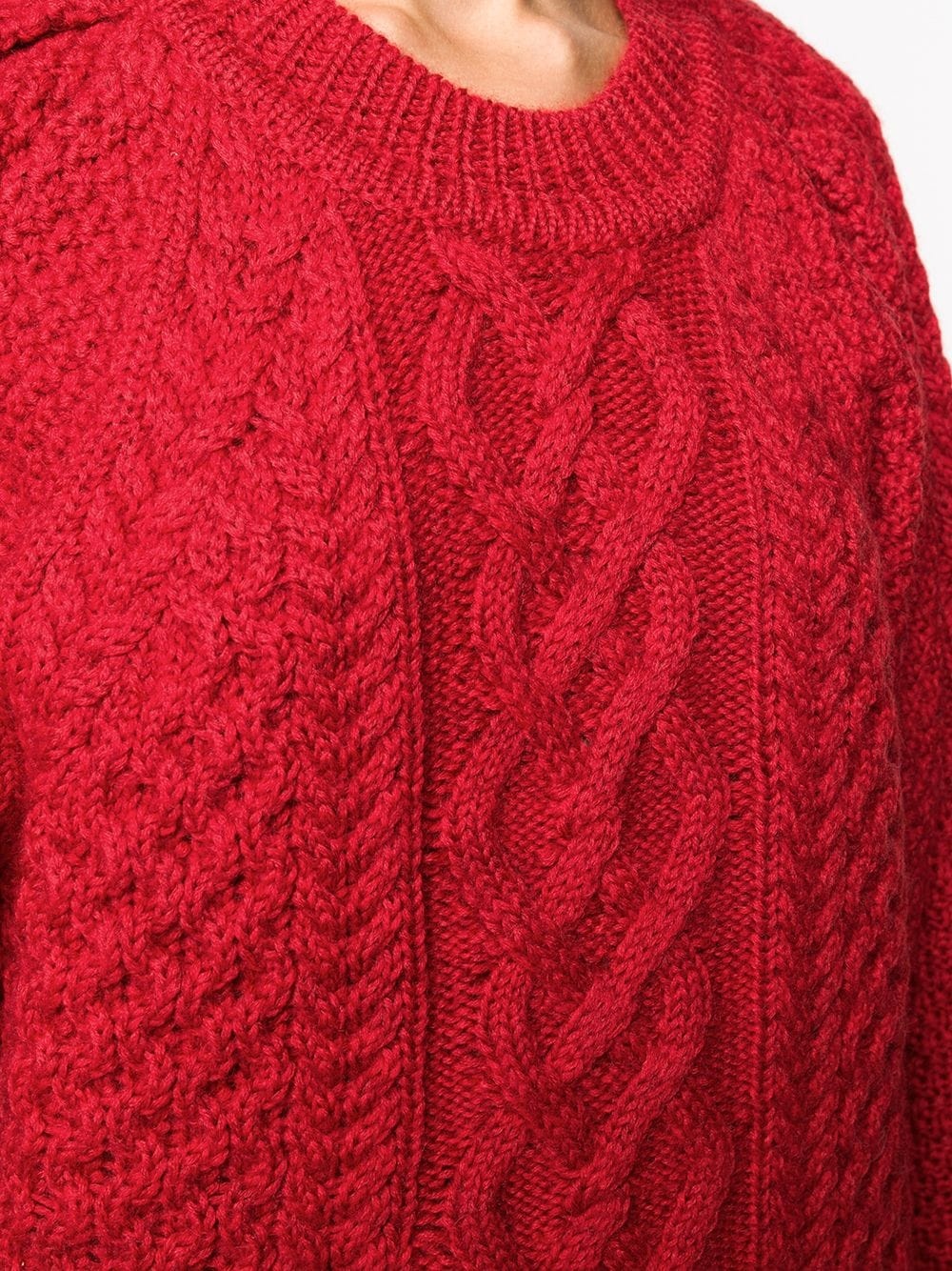 cable knit jumper - 5