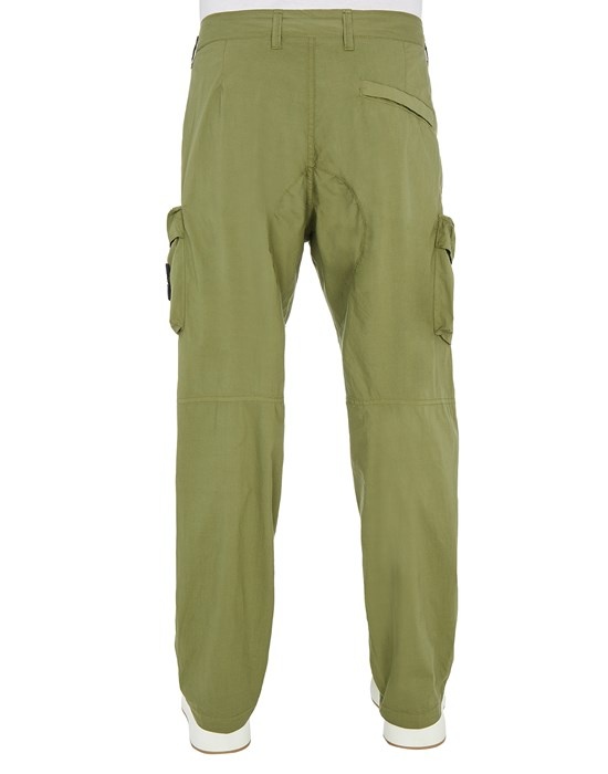 32003 STRETCH COTTON TELA 'PARACADUTE'_GARMENT DYED OLIVE GREEN - 2