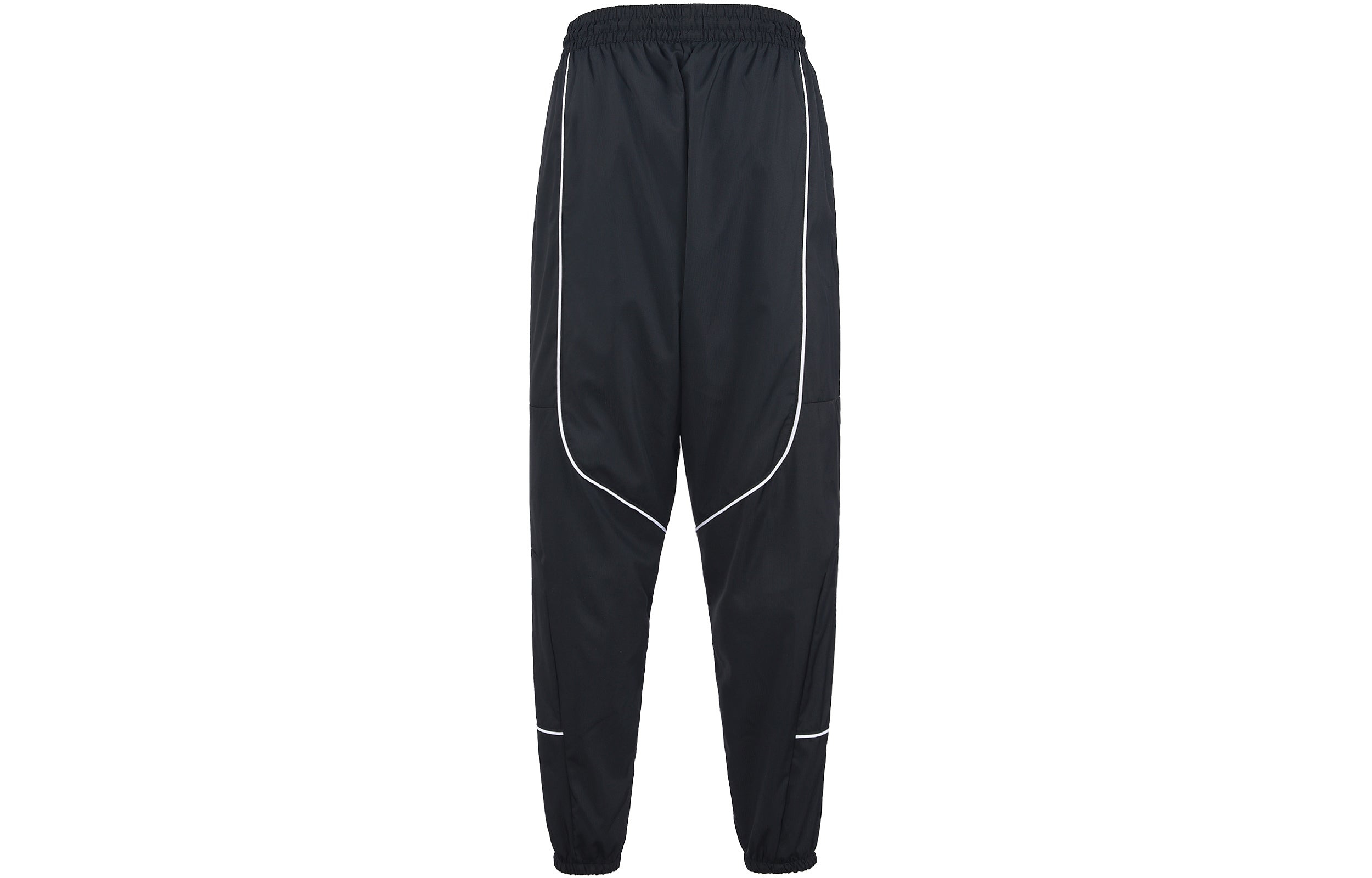 Men's Nike Throwback Casual Basketball Sports Bundle Feet Long Pants/Trousers Autumn Black CV1915-01 - 2