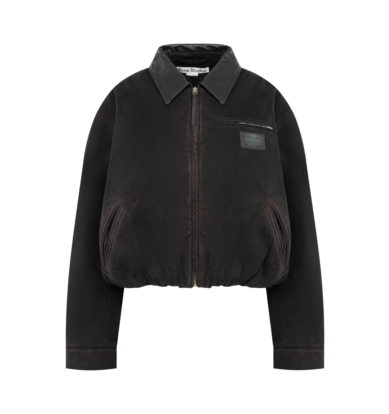 WASHED BOMBER JACKET - 1