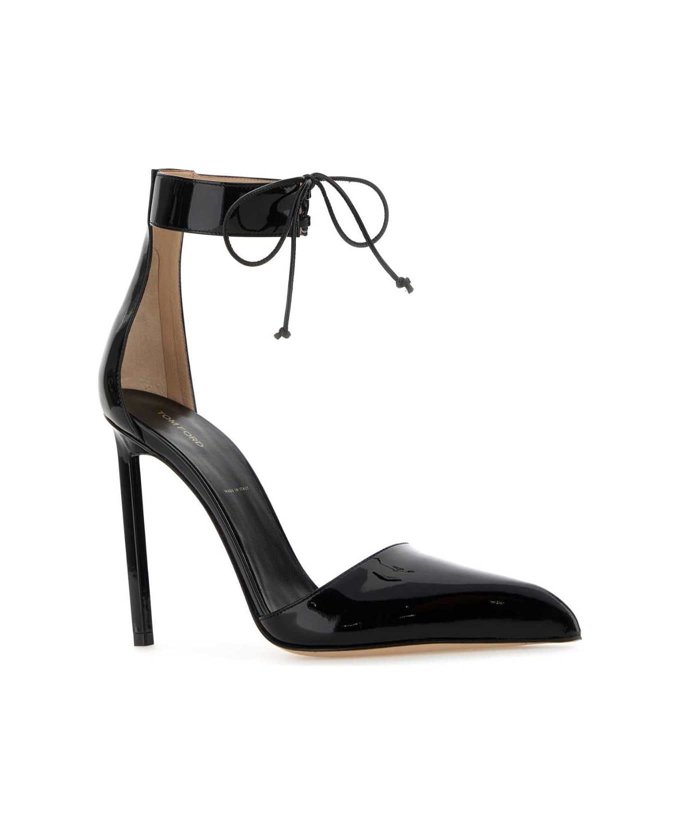 Black Leather Pumps - 2
