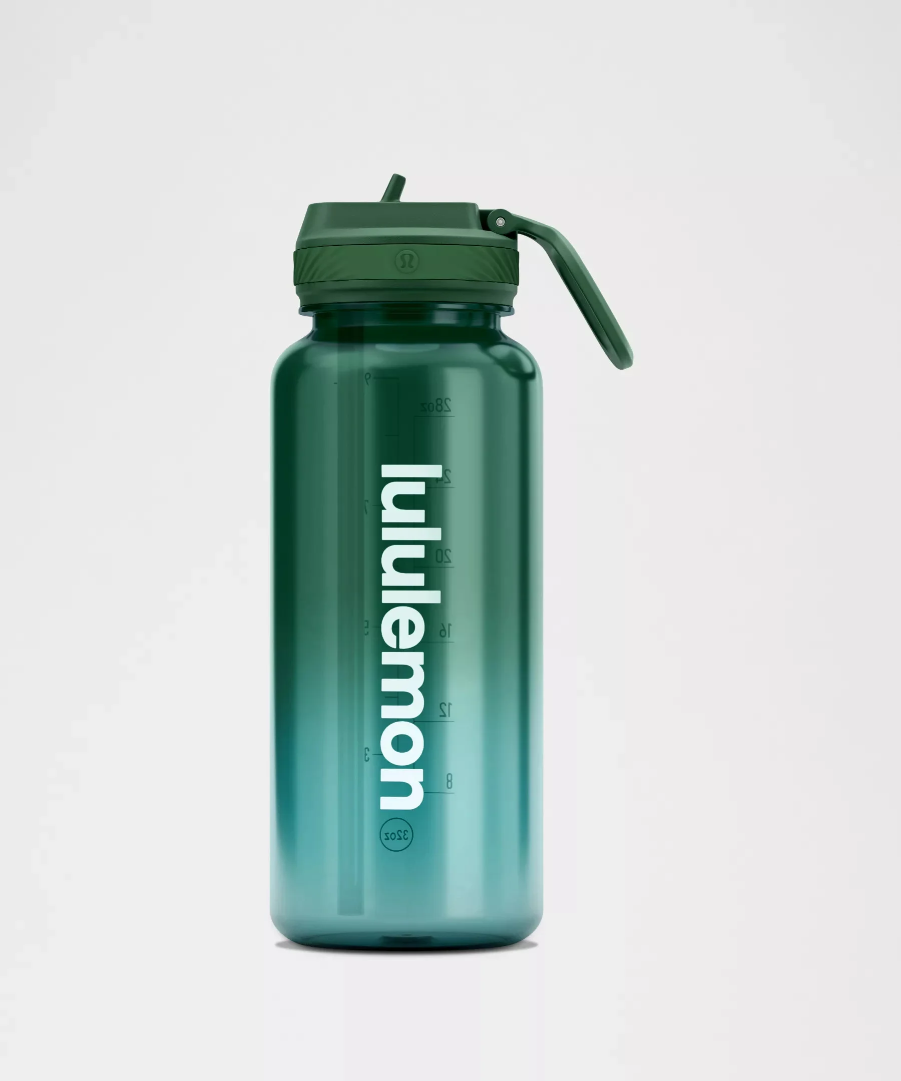 Back To Life Clear Bottle 32oz Straw Lid *Ombre - 1