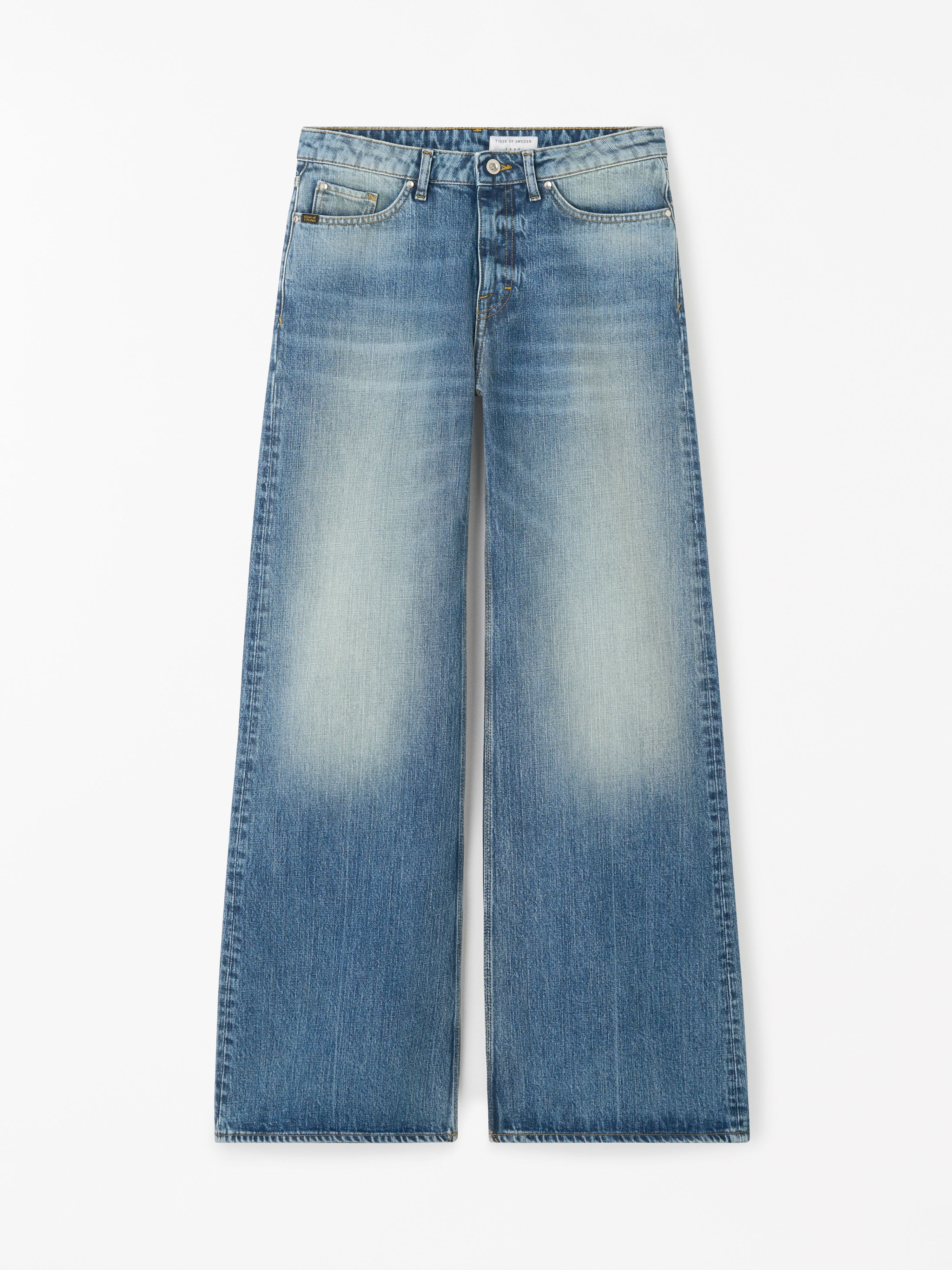 Kinne Flared Cotton Jeans - 1