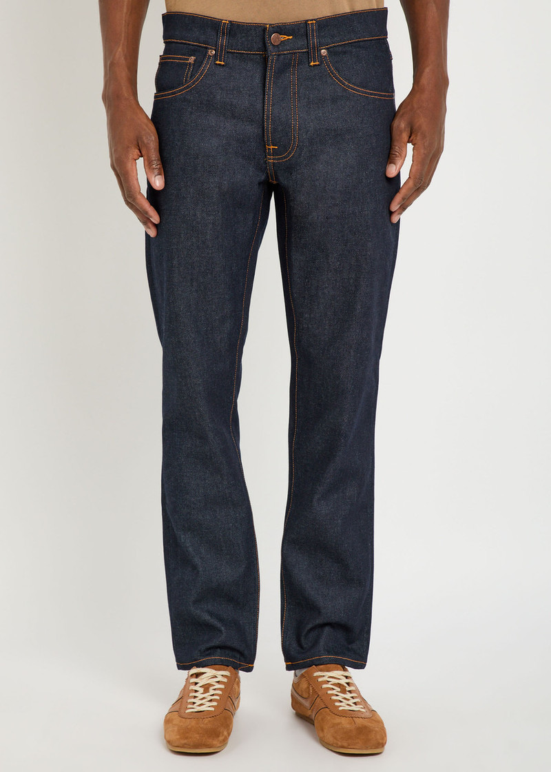 Nudie Jeans Nudie Jeans Solid Ollie Slim Straight-leg Jeans outlook