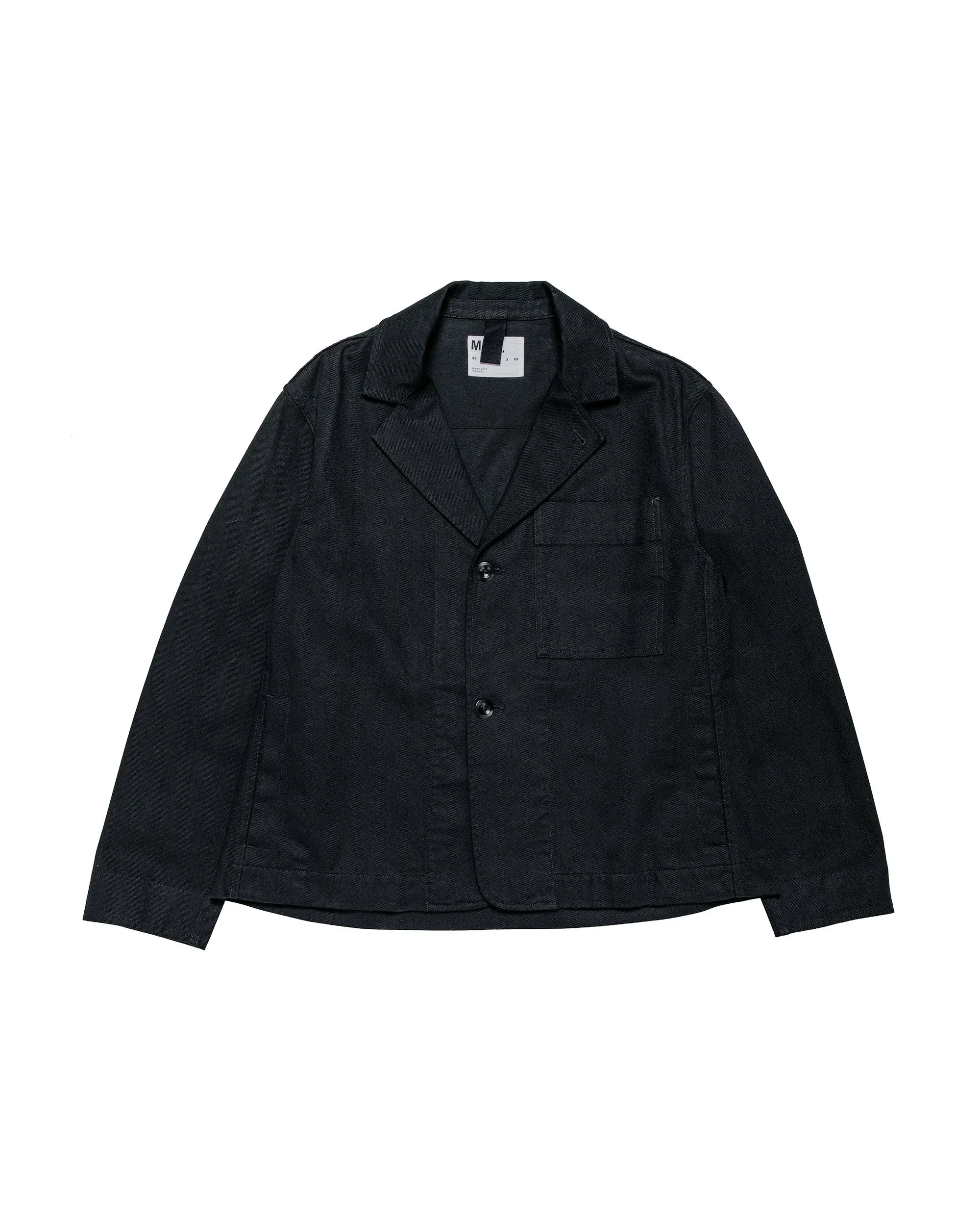 MHL Minimal Blazer Raised Cotton Drill Black - 1