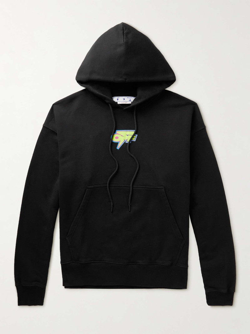 Logo-Print Cotton-Jersey Hoodie - 1