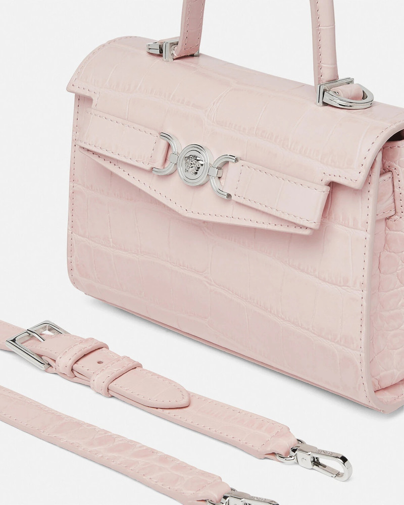 Croc-Effect Medusa '95 Small Handbag 5