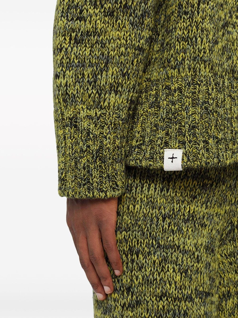 roll-neck speckle wool jumper 7