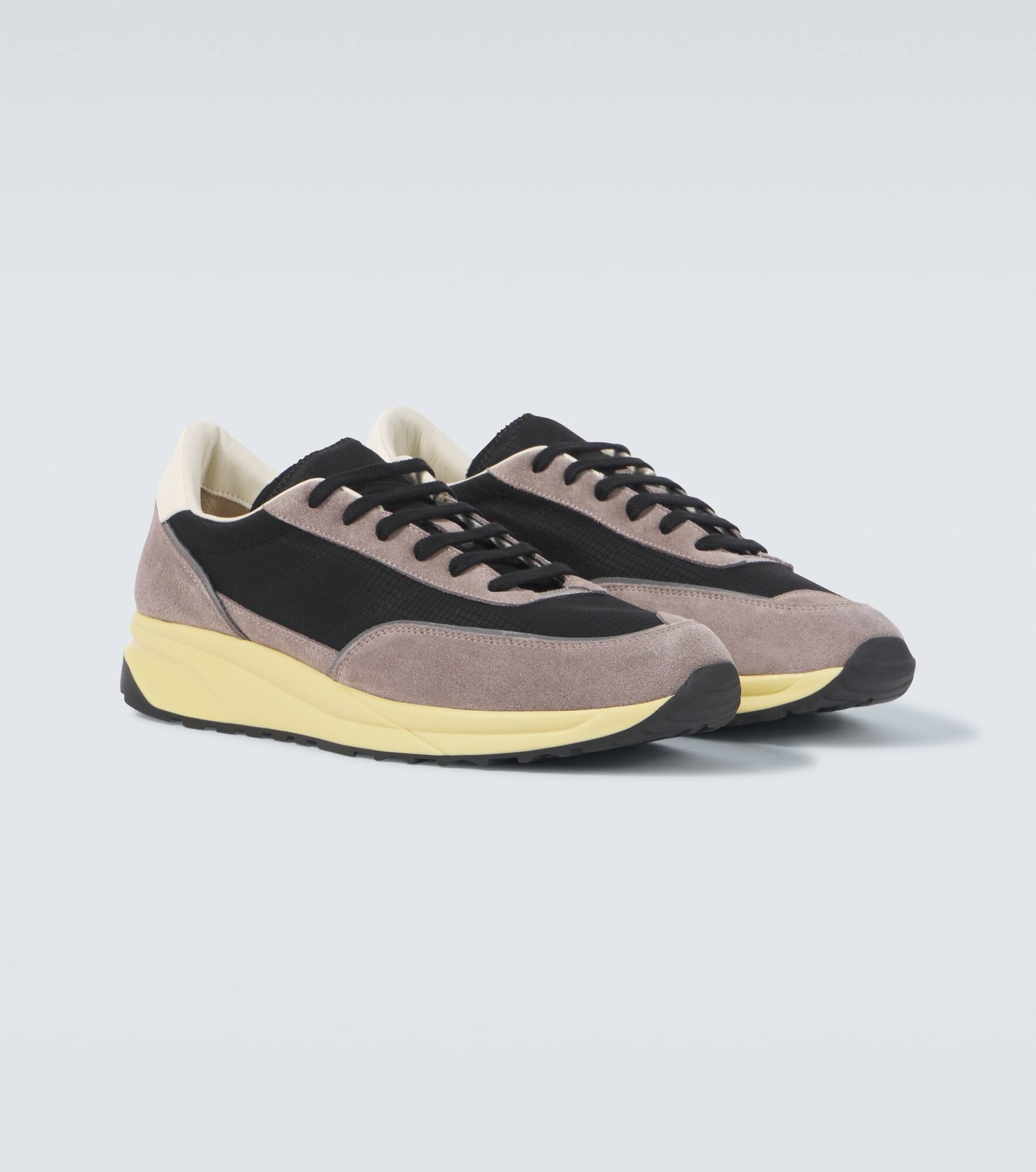 Track Classic suede-trimmed sneakers - 5