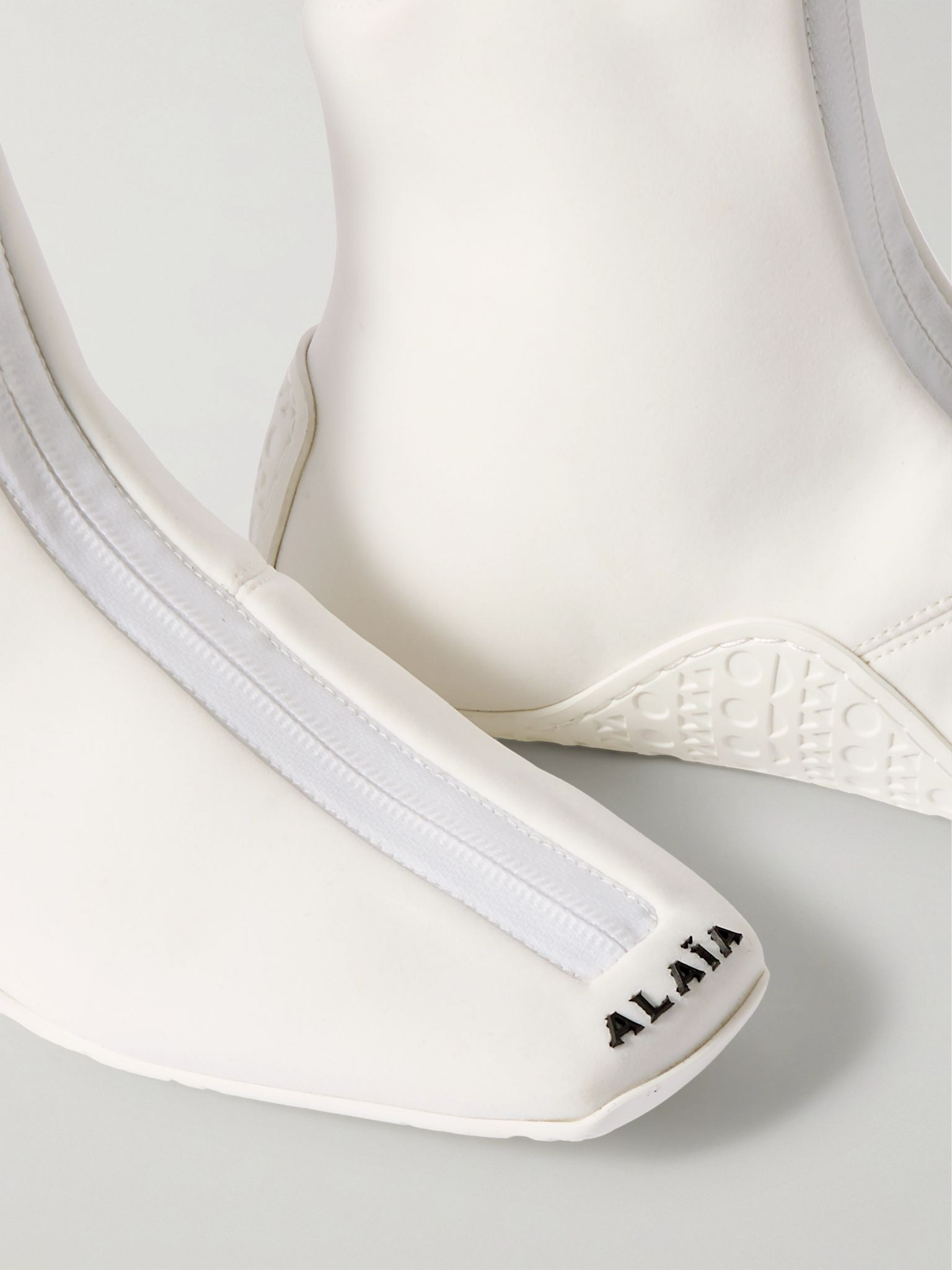 Basket neoprene high-top sneakers White - 4