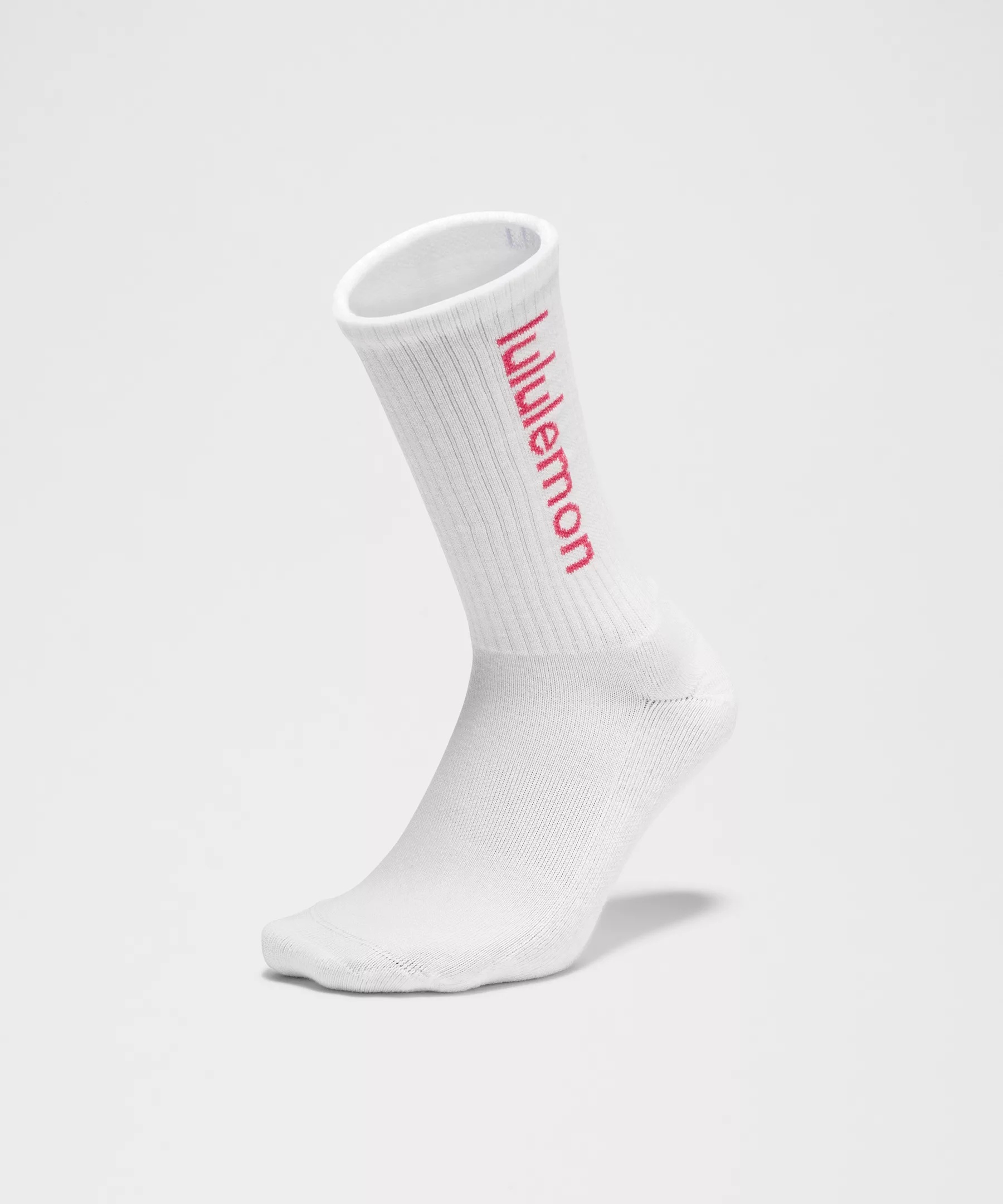 Unisex Daily Essential Crew Socks *Wordmark - 3