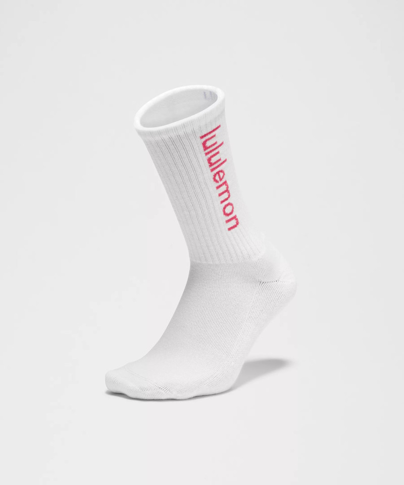 Unisex Daily Essential Crew Socks *Wordmark 3