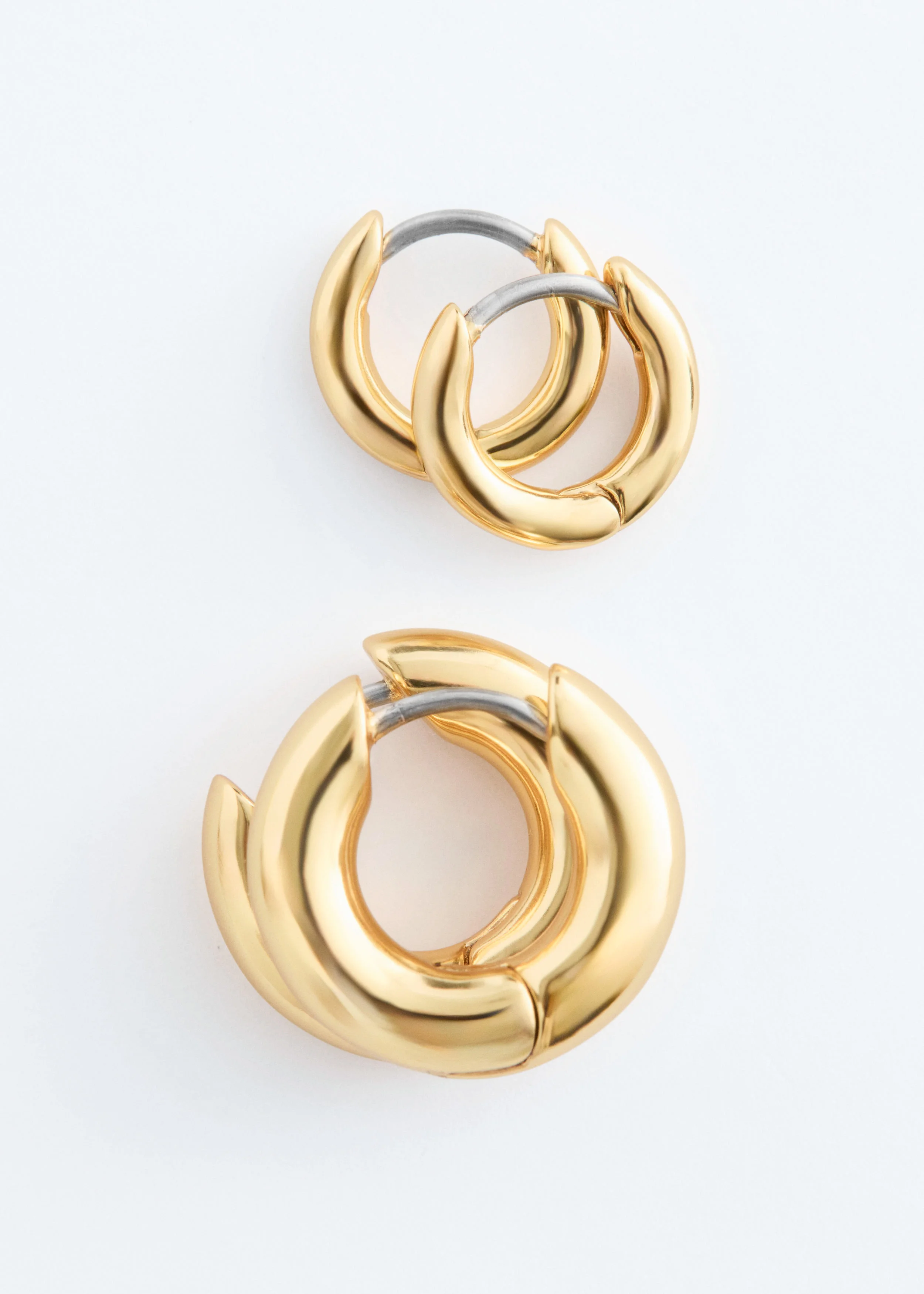 Chunky Hoop Earring Set - 1