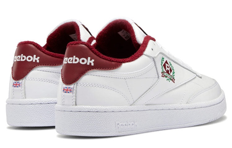 Reebok Club C 85 'Crest White Burgundy' H05810 - 4