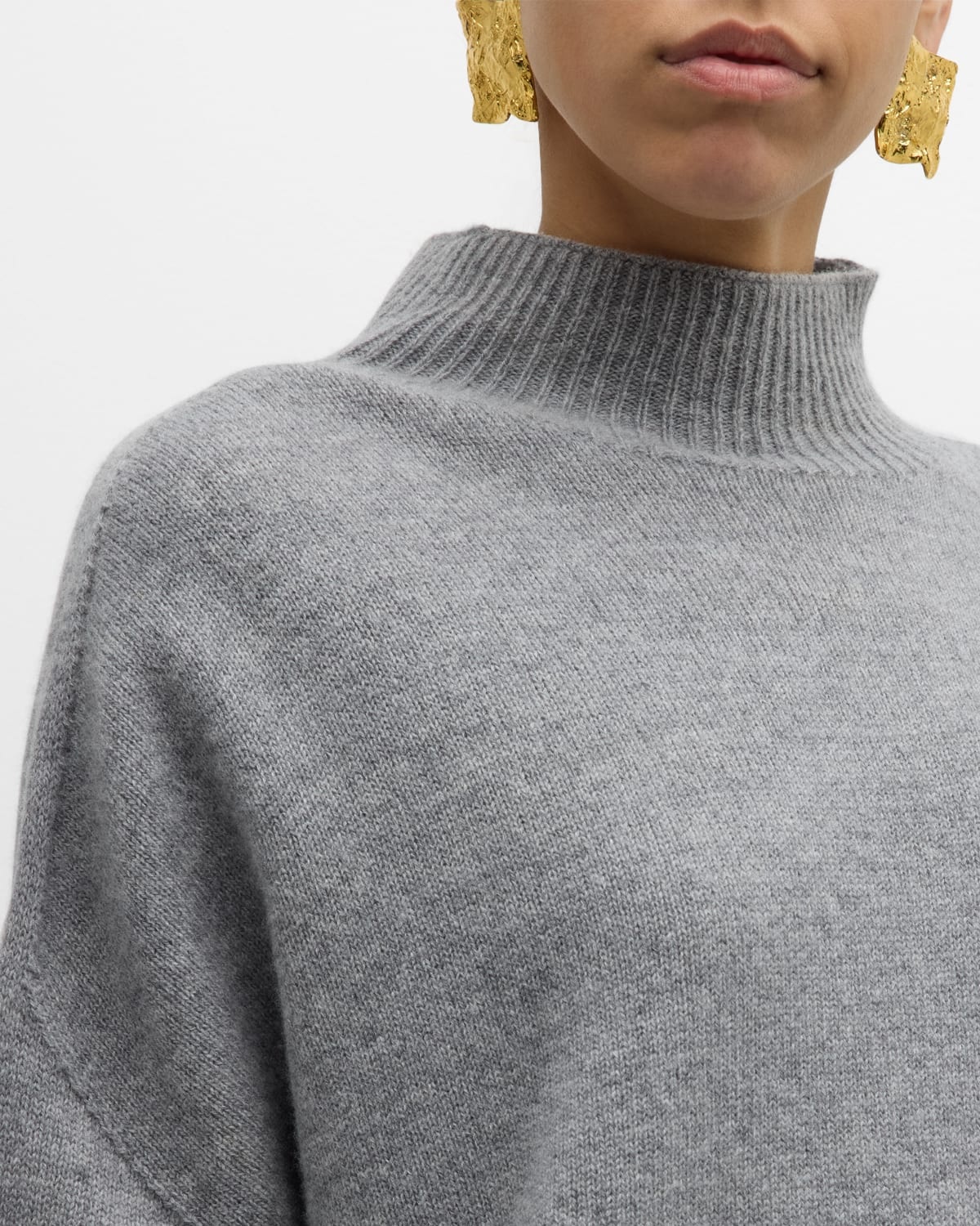 Turtleneck Wool-Cashmere Sweater - 5