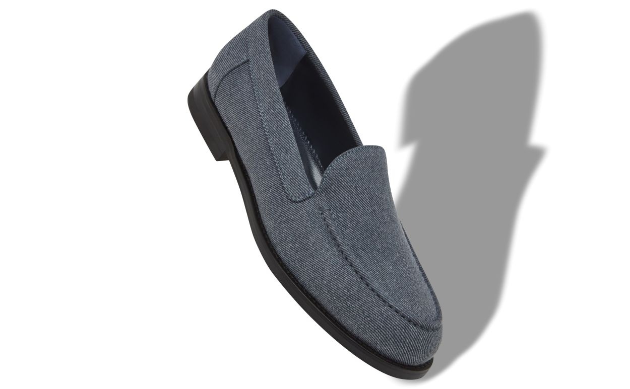 Blue Denim Loafers - 2