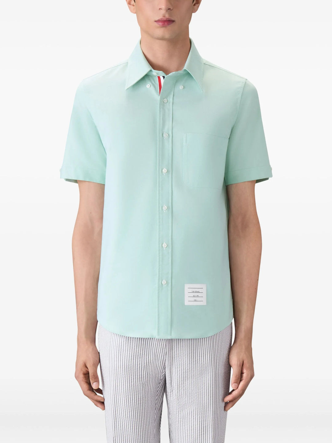 Oxford Short Sleeve Shirt Men - 4