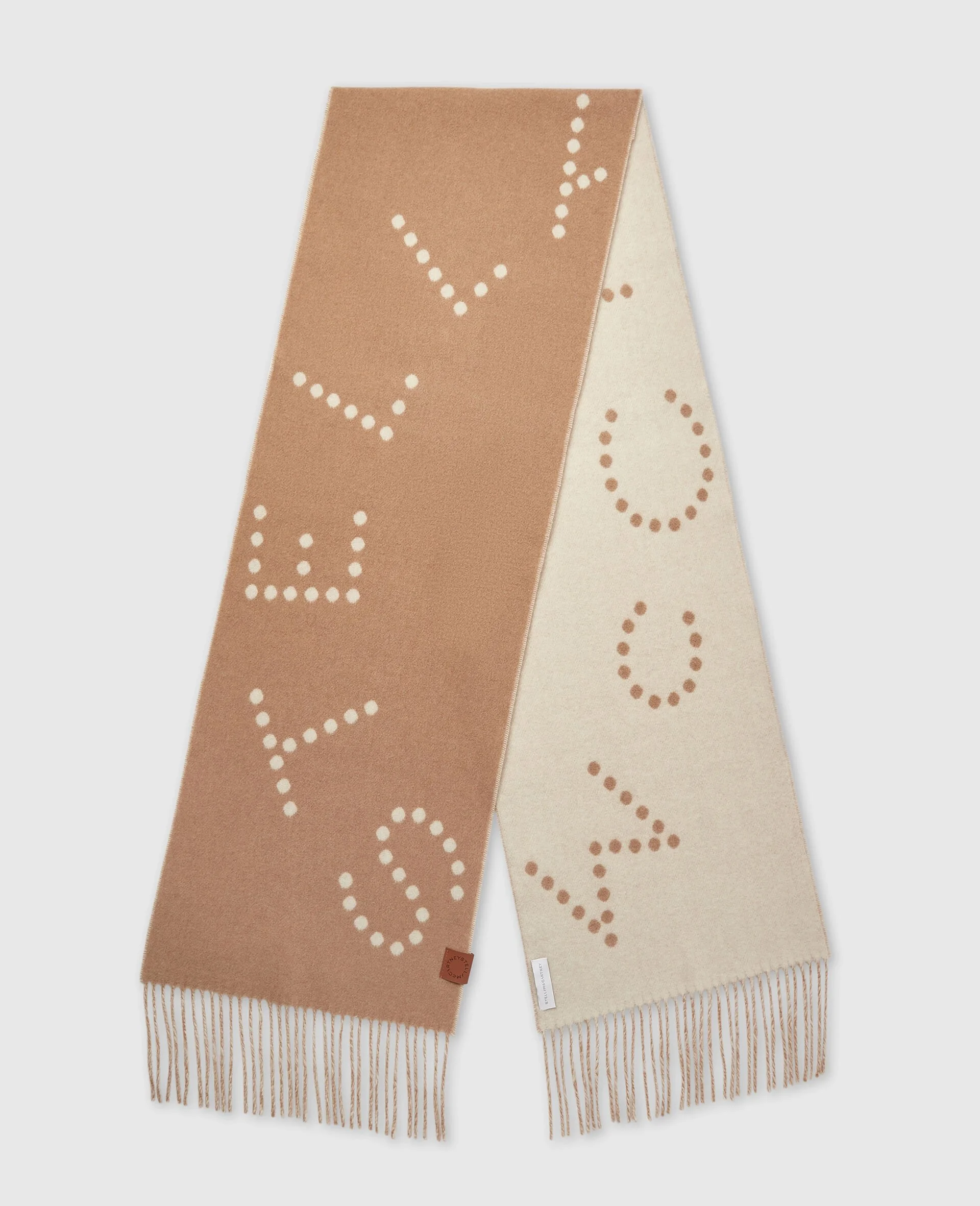 Logo Fringe Scarf - 1