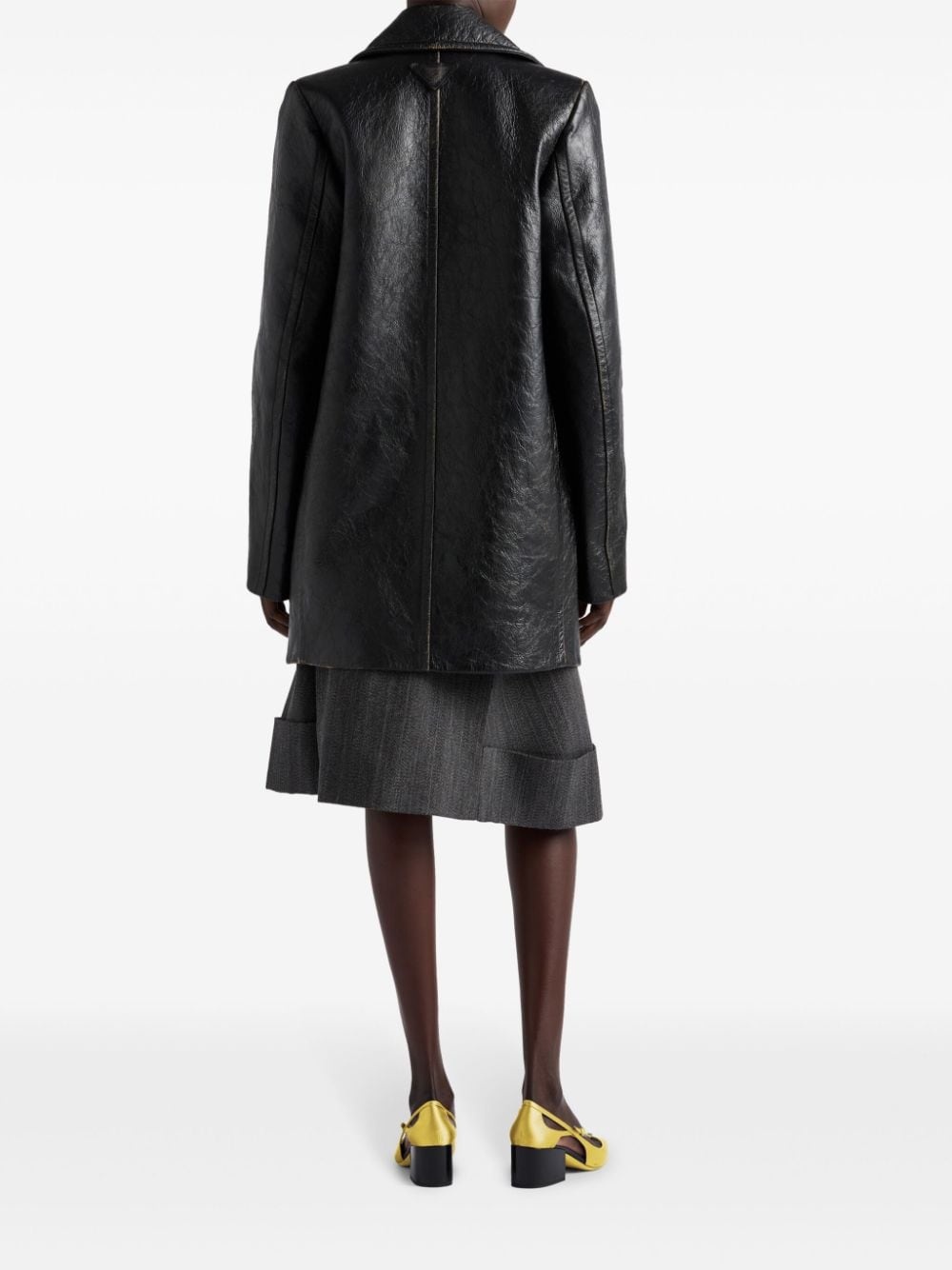 leather coat - 3