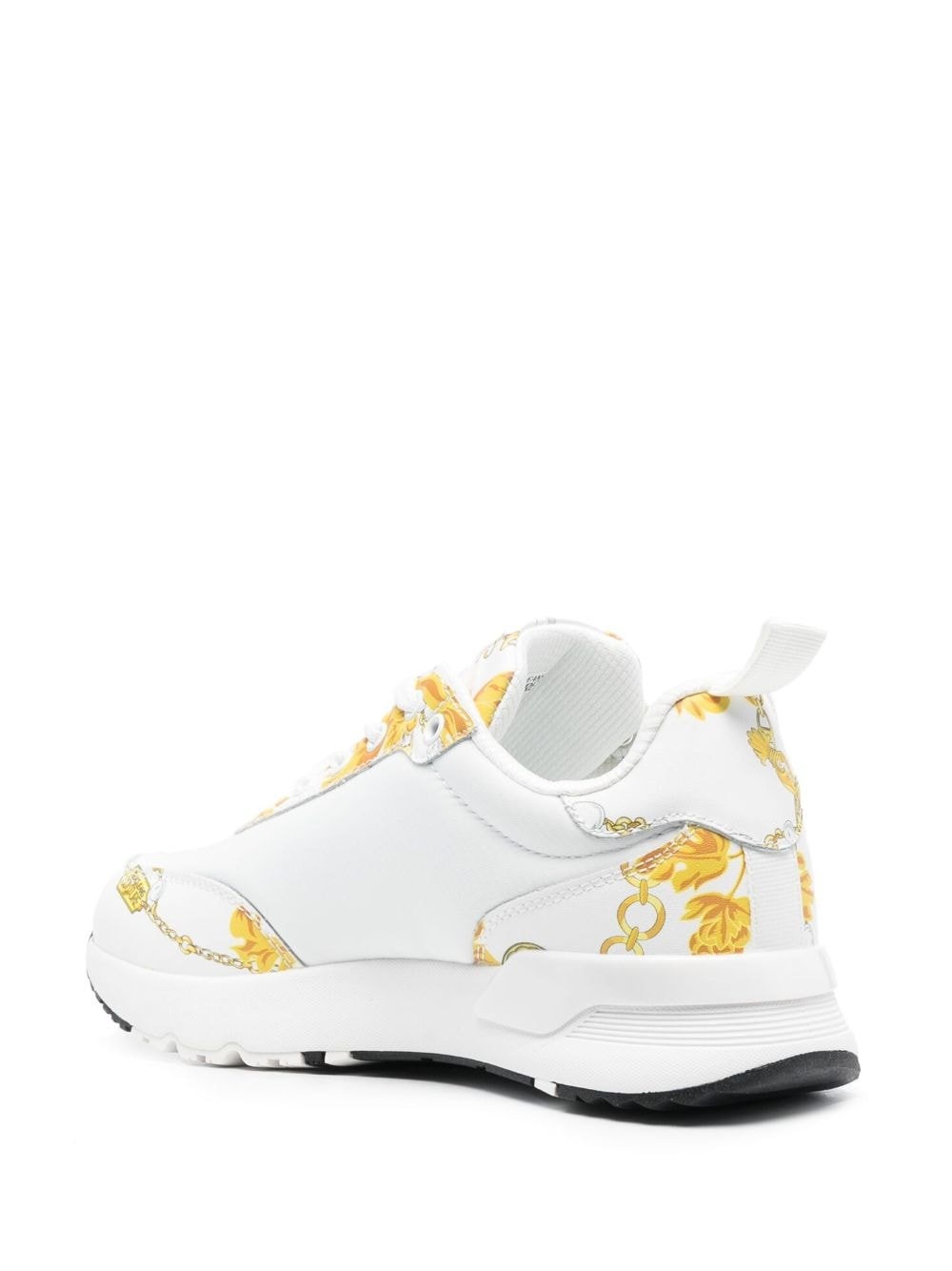 baroque-pattern low-top sneakers - 3