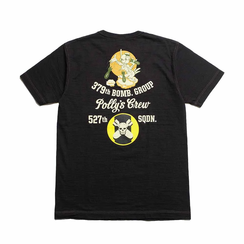 SLUB YARN T-SHIRT - 527th BOMB.SQ. - BR79731 - 1