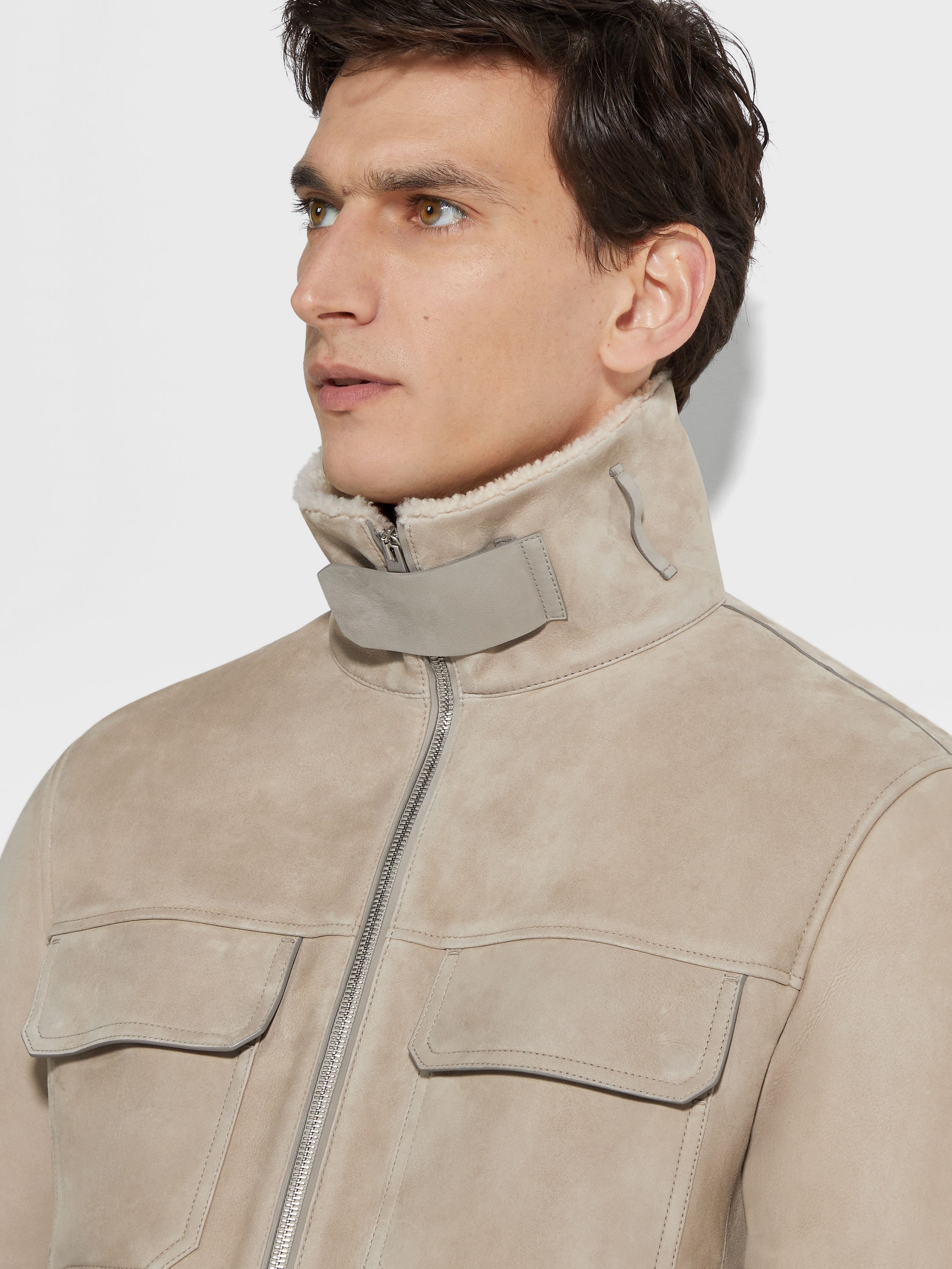 SHEARLING WOOL BLOUSON - 3