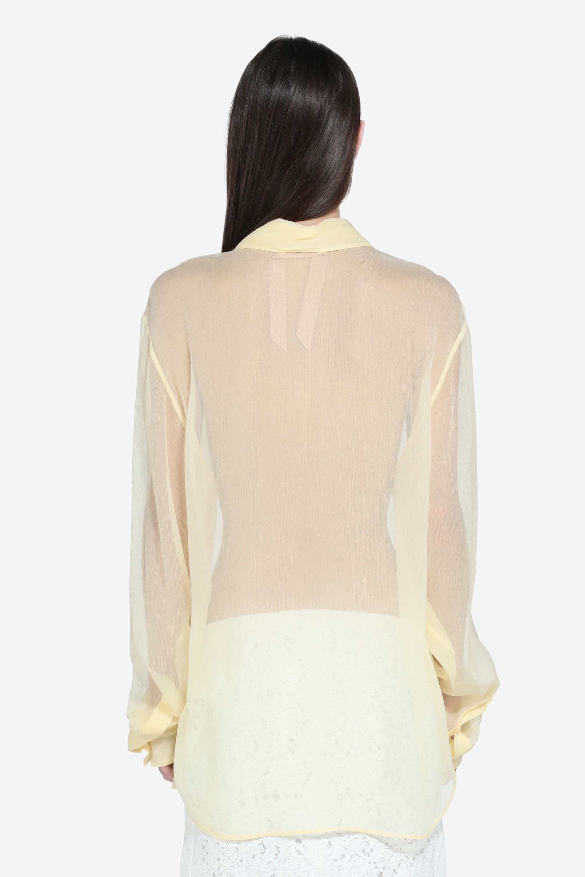 SHEER SILK SHIRT - 2