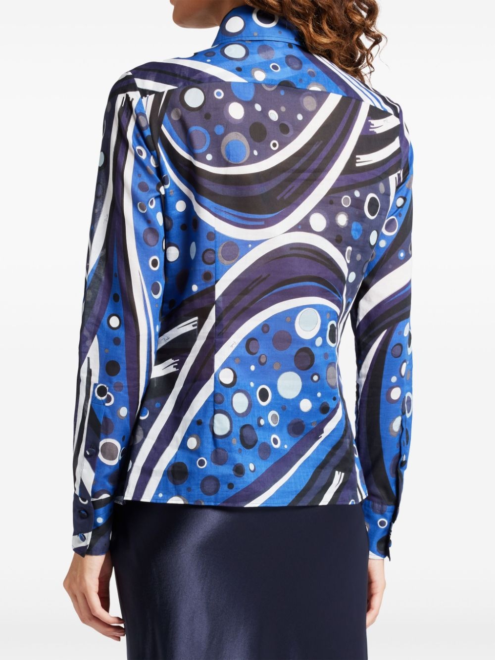 Fontane-print cotton shirt - 4