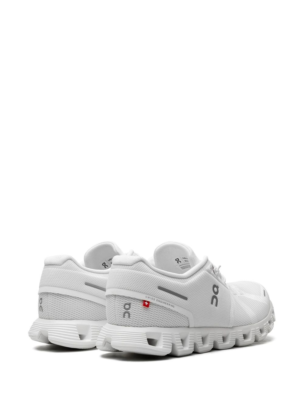 logo-print lace-up sneakers - 3