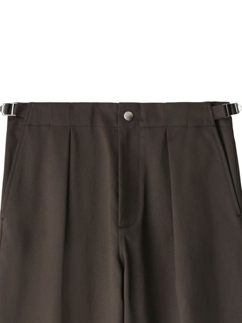 Burberry straight-leg cotton trousers outlook