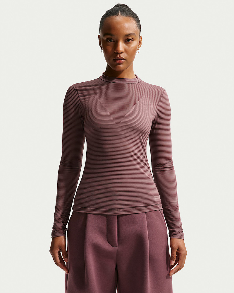 Nike Sportswear Women's Tight Long-Sleeve Sheer Top 1