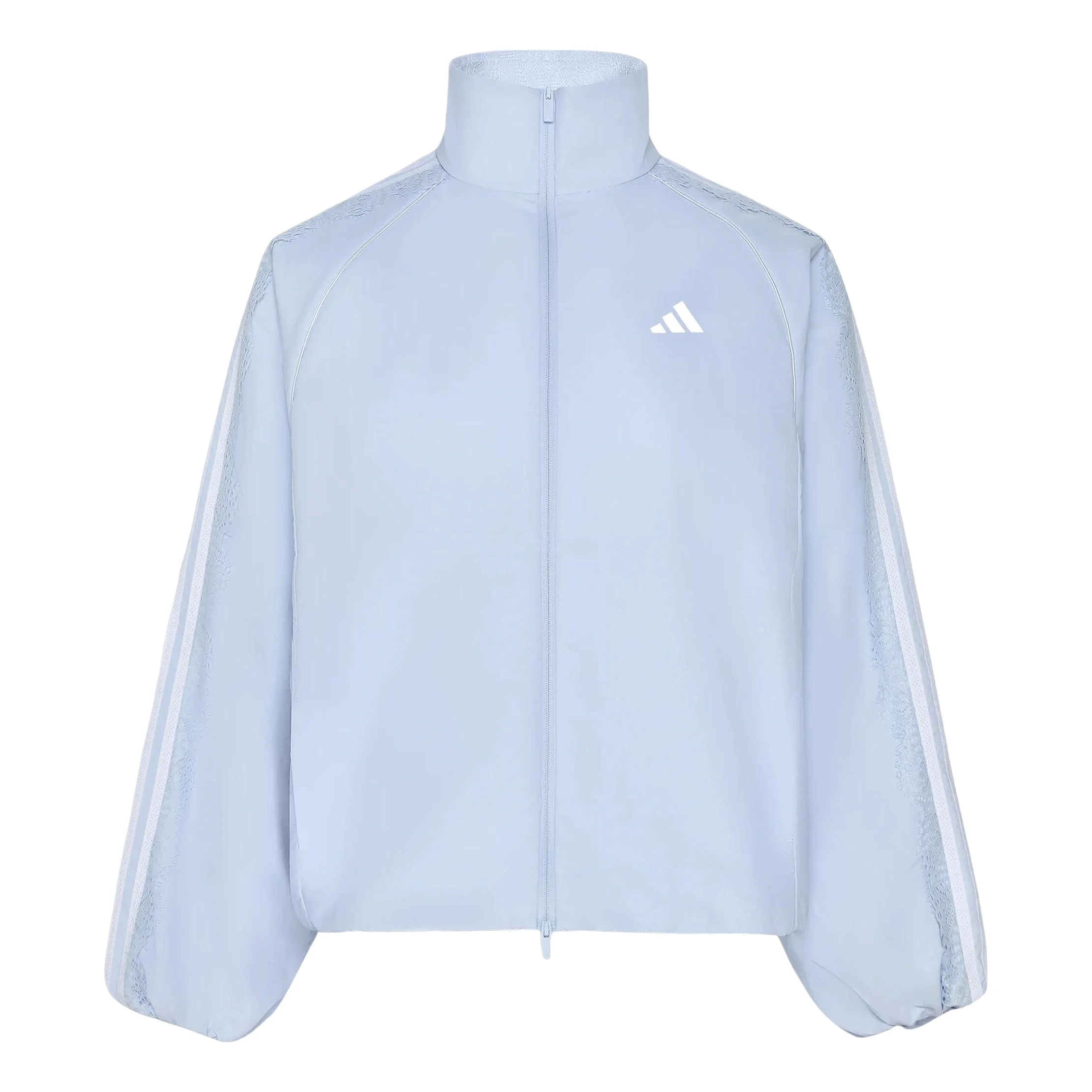 (WMNS) adidas Dance Lace Mixed Woven Jacket Asia Sizing 'Crystal Sky' LD8219 - 1