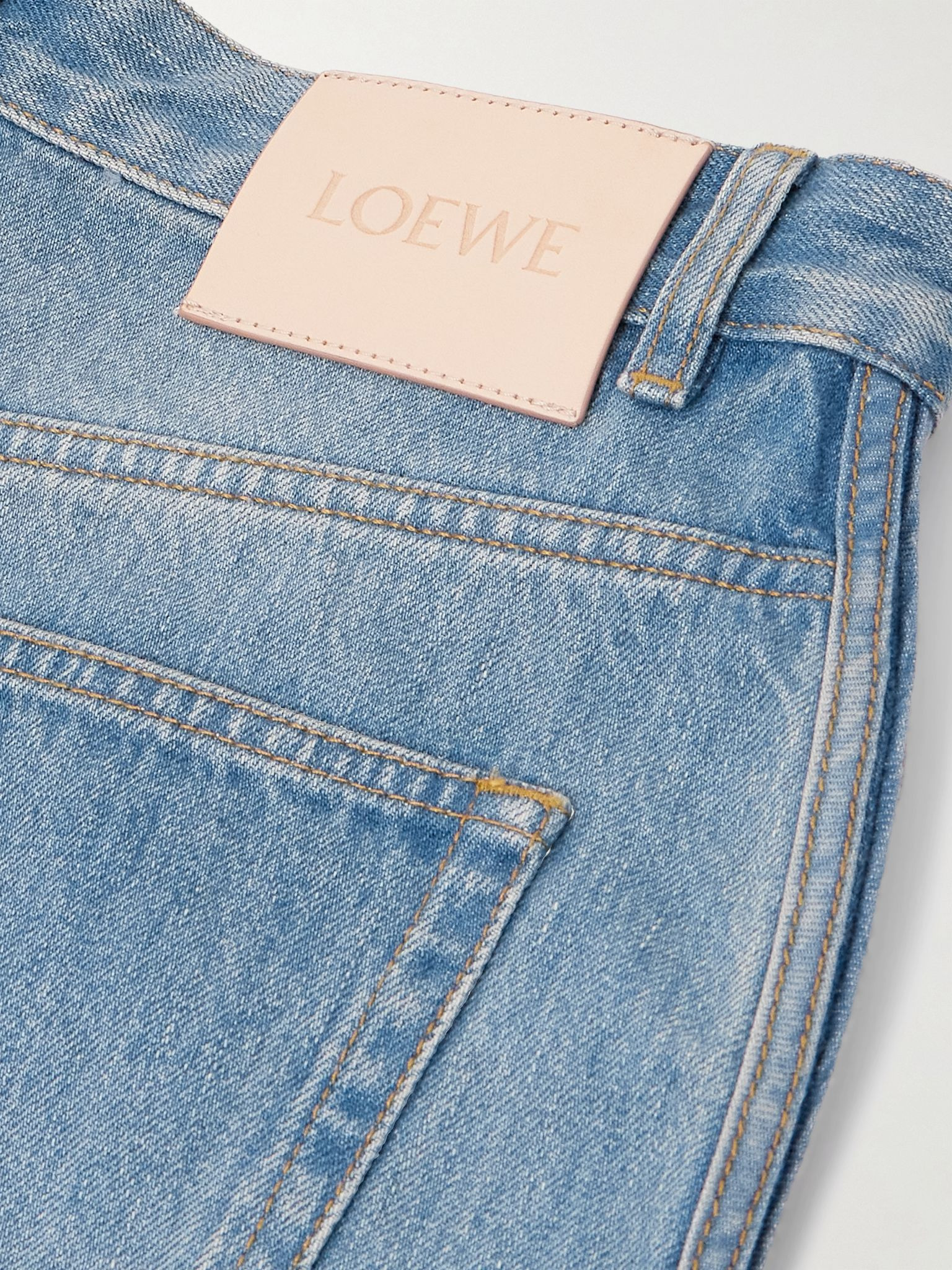 High-rise wide-leg jeans Blue - 6