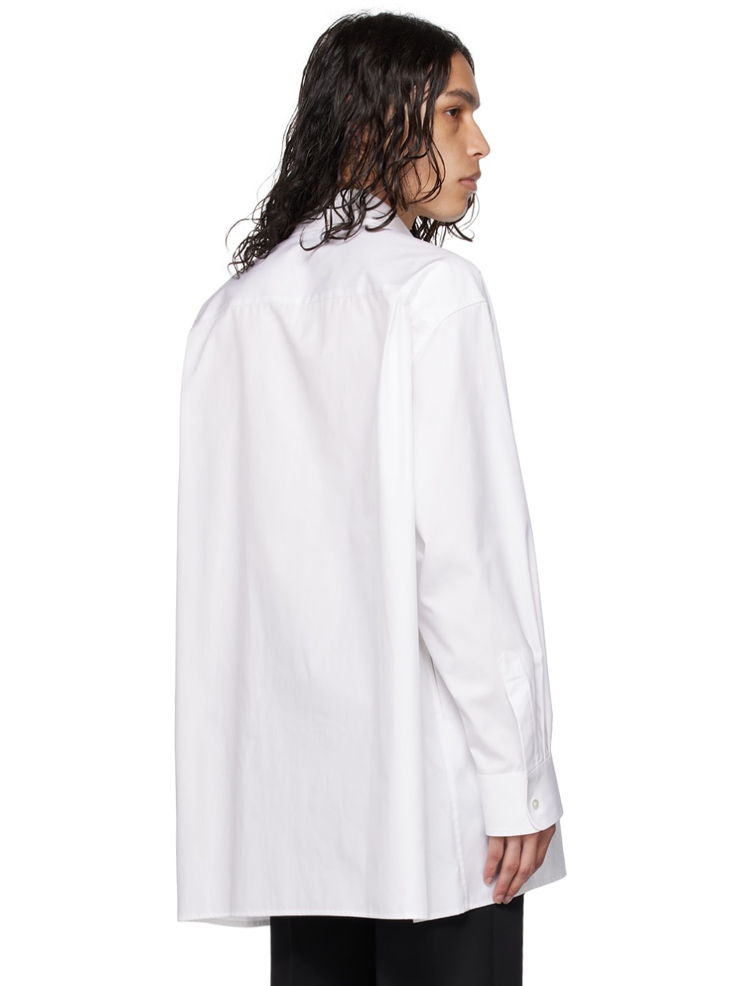 White Oversized Shirt - 3