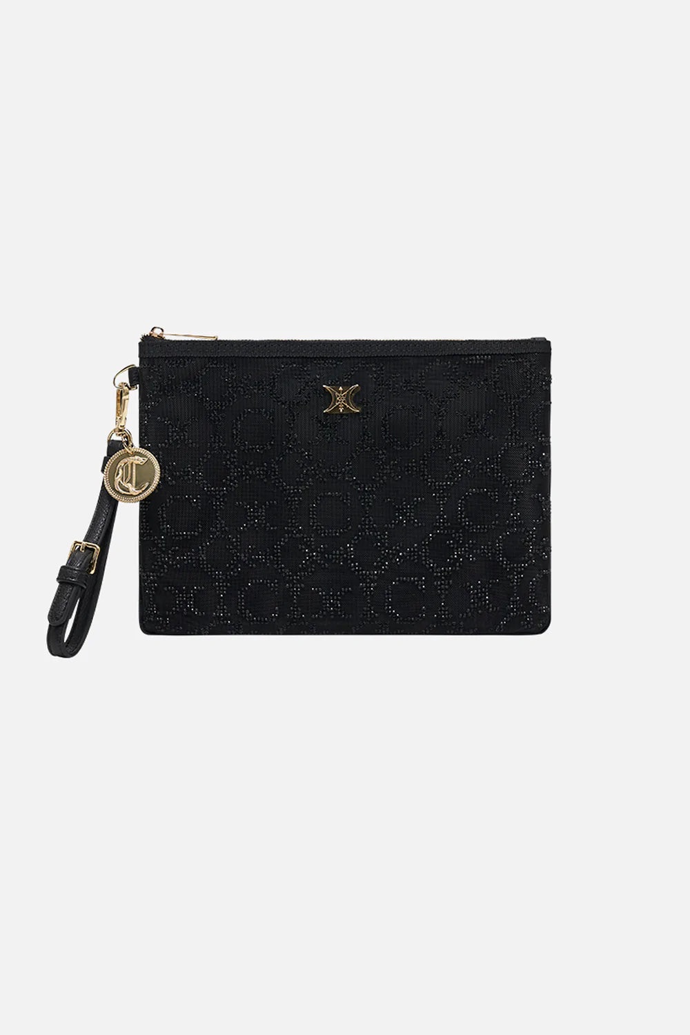 MESH ZIP TOP CLUTCH - 1