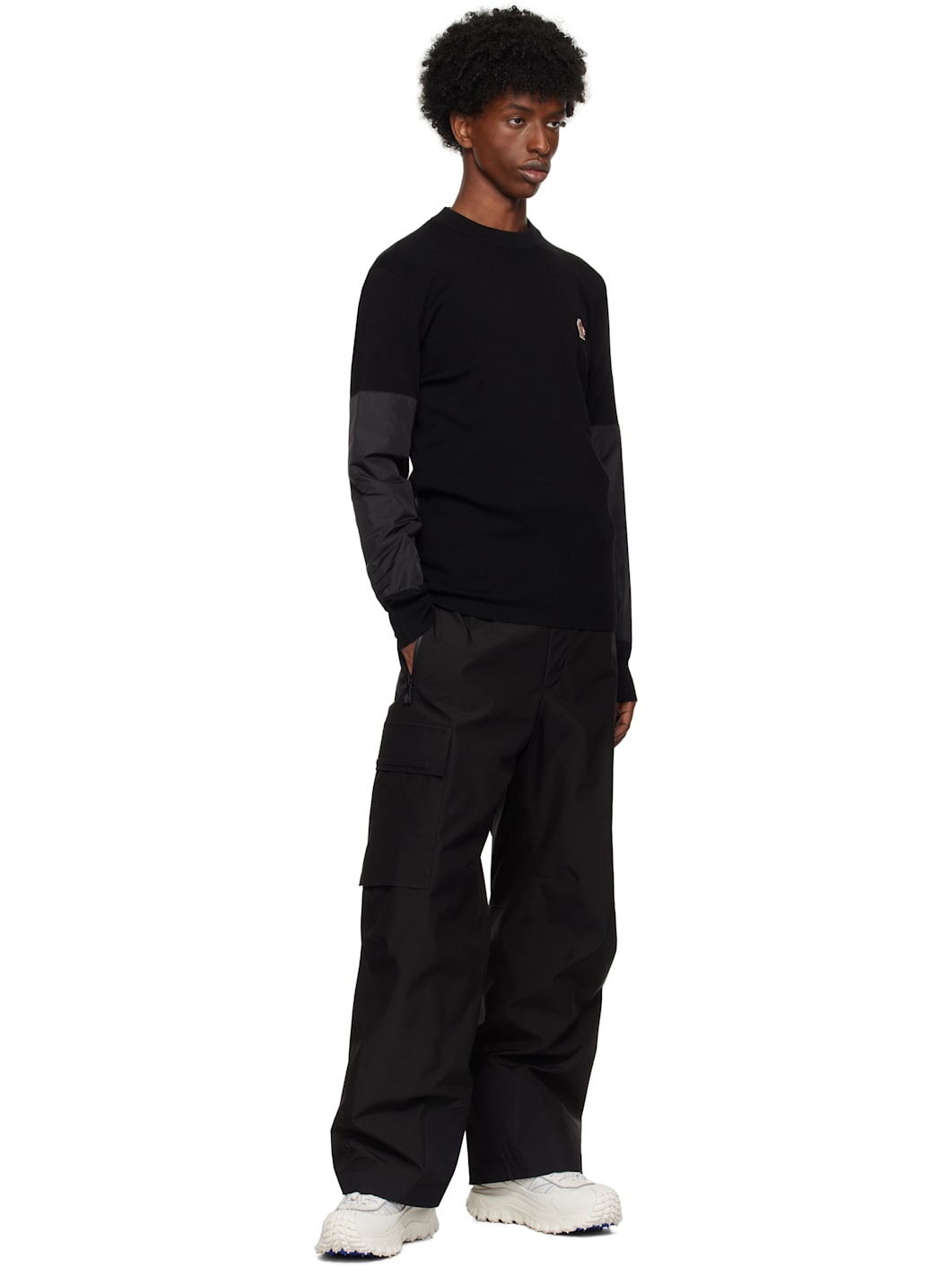 Black Padded Ski Pants - 4