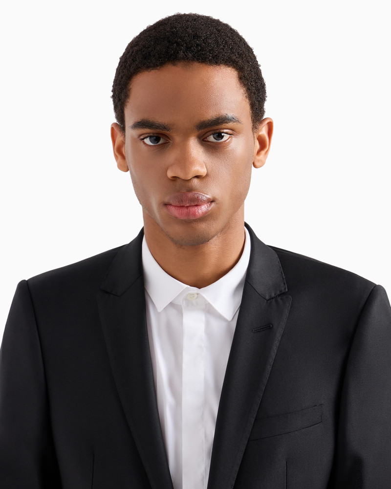 Single-breasted, virgin-wool jacket 5