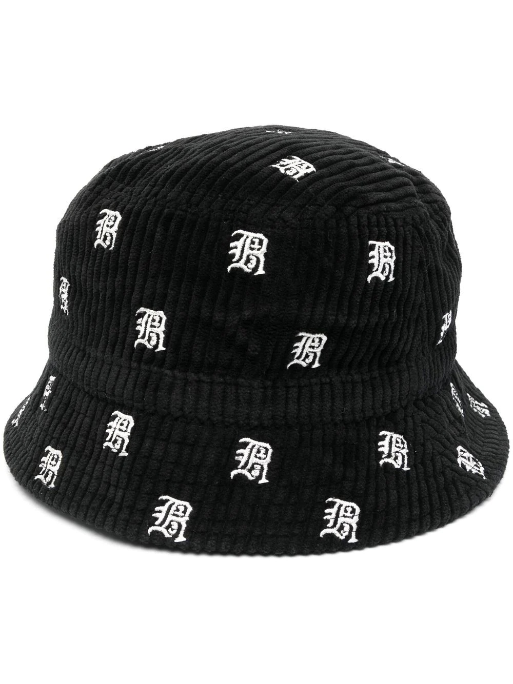 all-over embroidered-logo bucket hat - 1