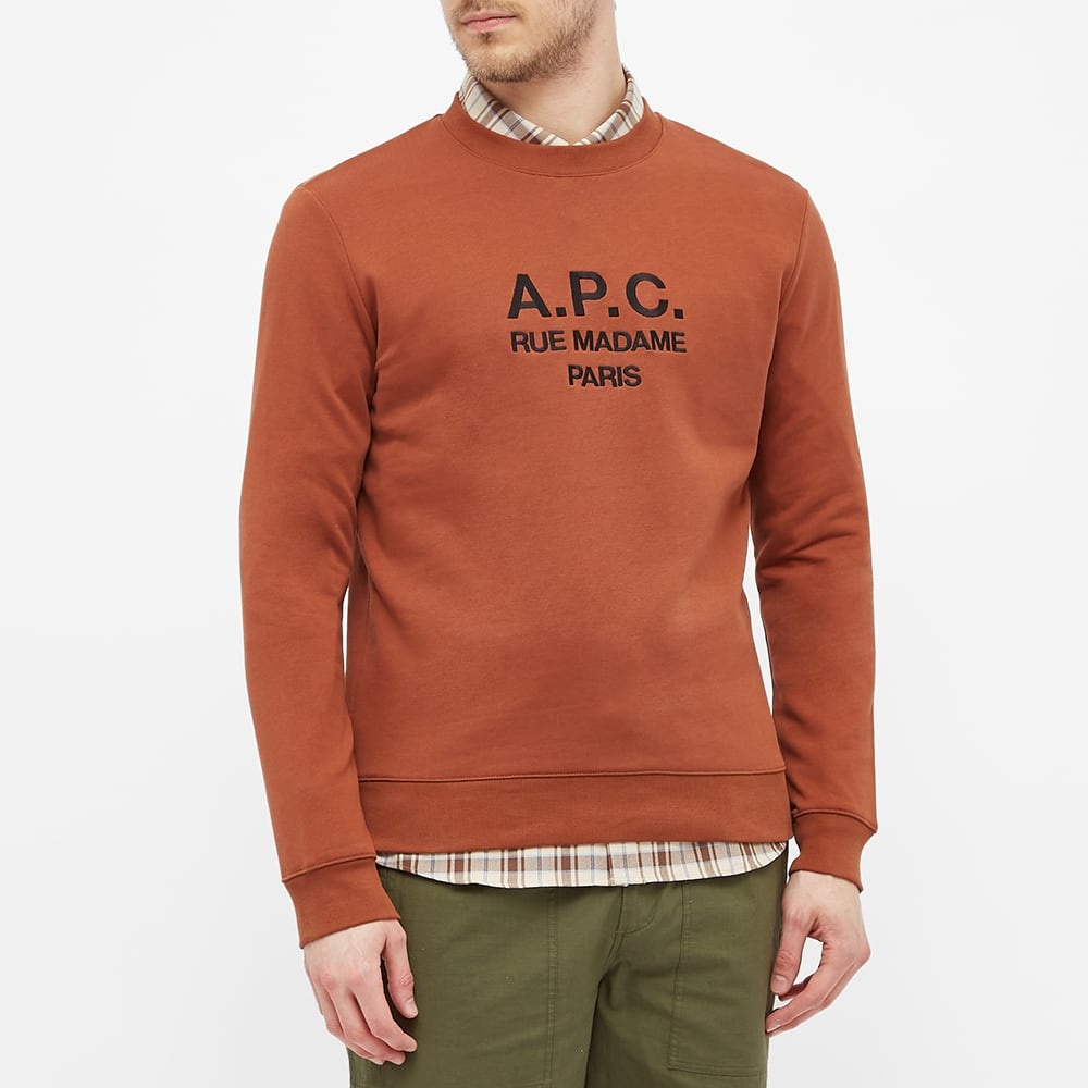 A.P.C. Rufus Embroidered Crew Sweat - 5