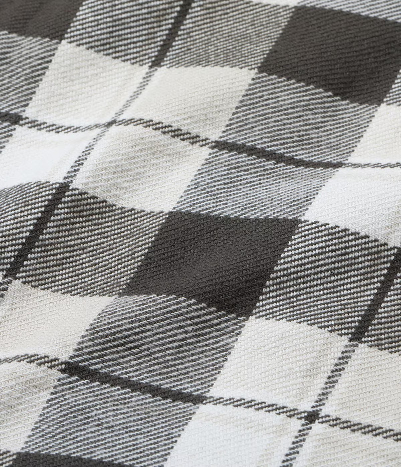 SUGAR CANE SC29558 Twill Check Work Shirt Off White outlook