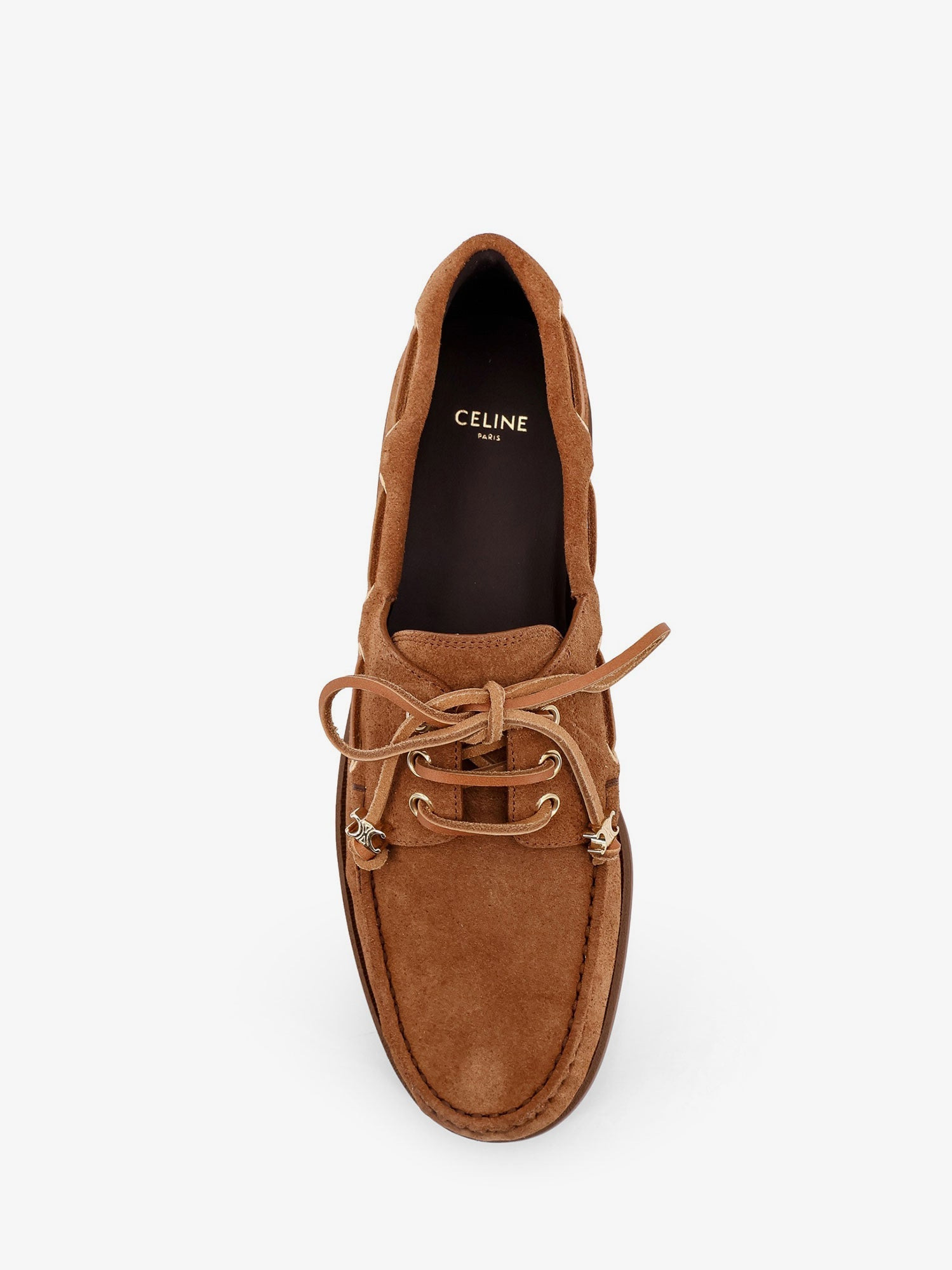 Celine Bateau Suede Loafers - 5